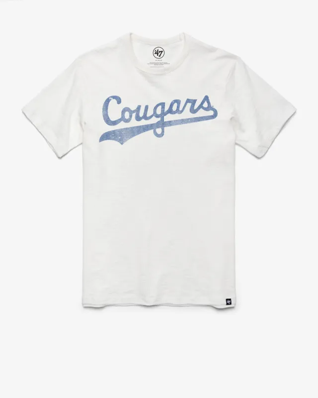 BRIGHAM YOUNG COUGARS VINTAGE GRIT WORDMARK '47 SCRUM TEE sold by 47