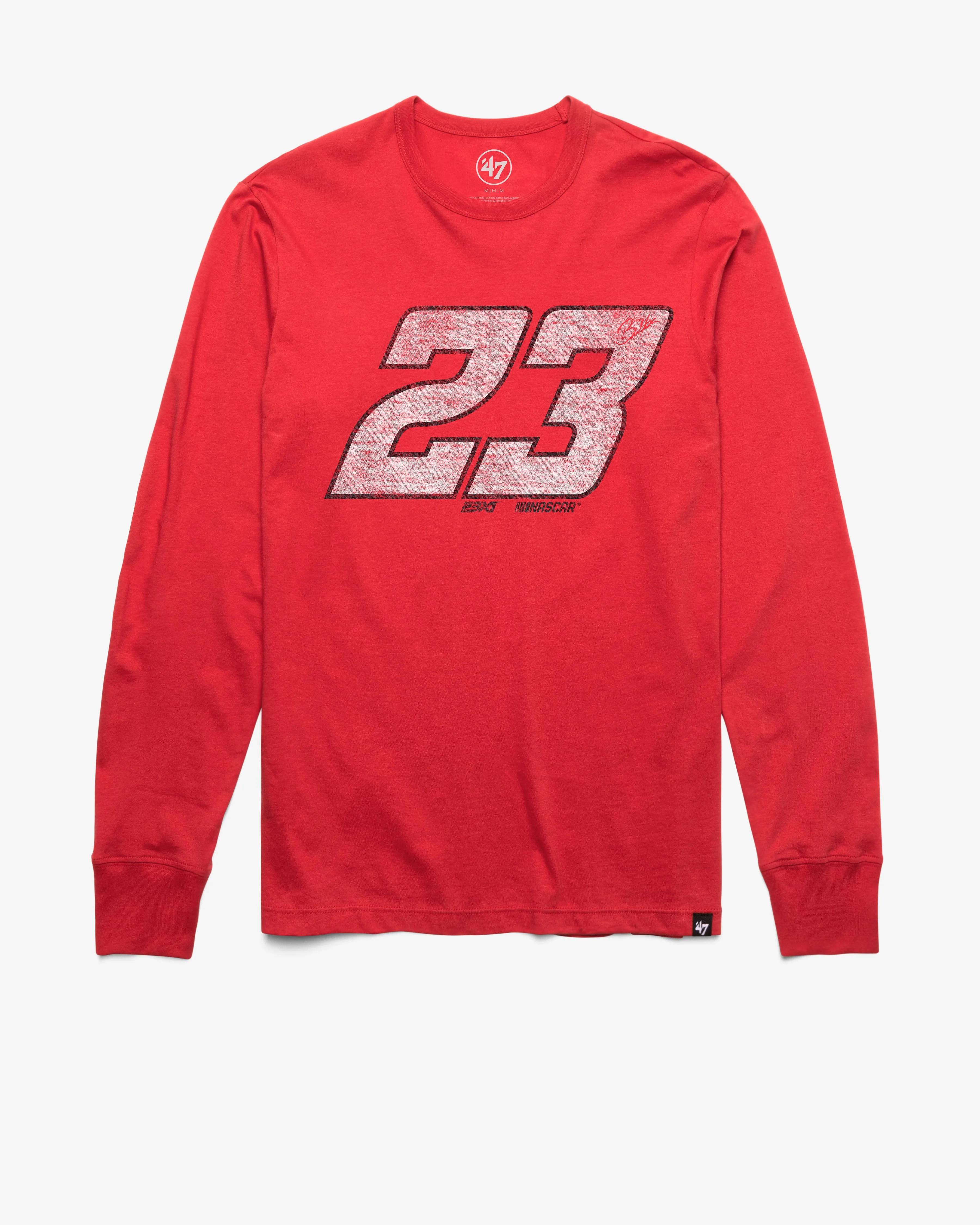 NASCAR BUBBA WALLACE 23XI RACING DRIVER '47 FRANKLIN LONG SLEEVE TEE sold by 47