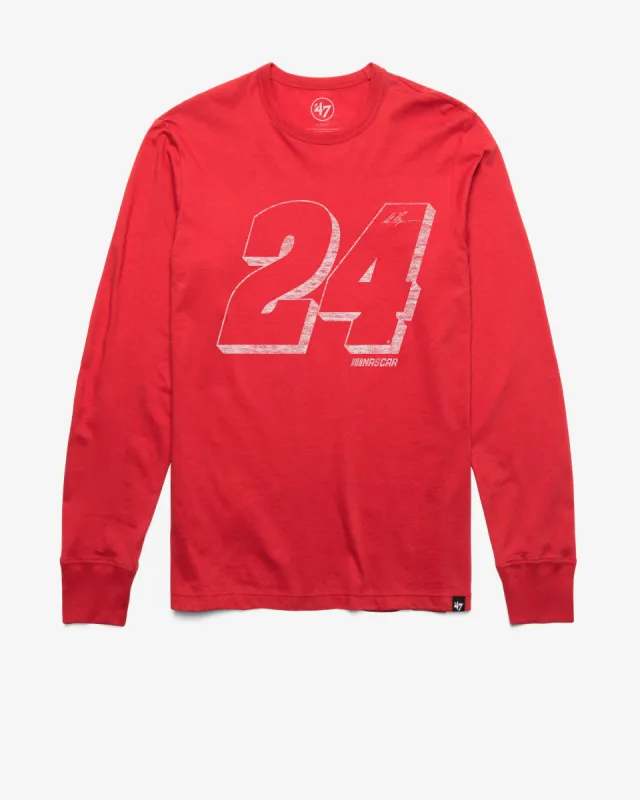 NASCAR WILLIAM BYRON HENDRICK DRIVER '47 FRANKLIN LONG SLEEVE TEE sold by 47