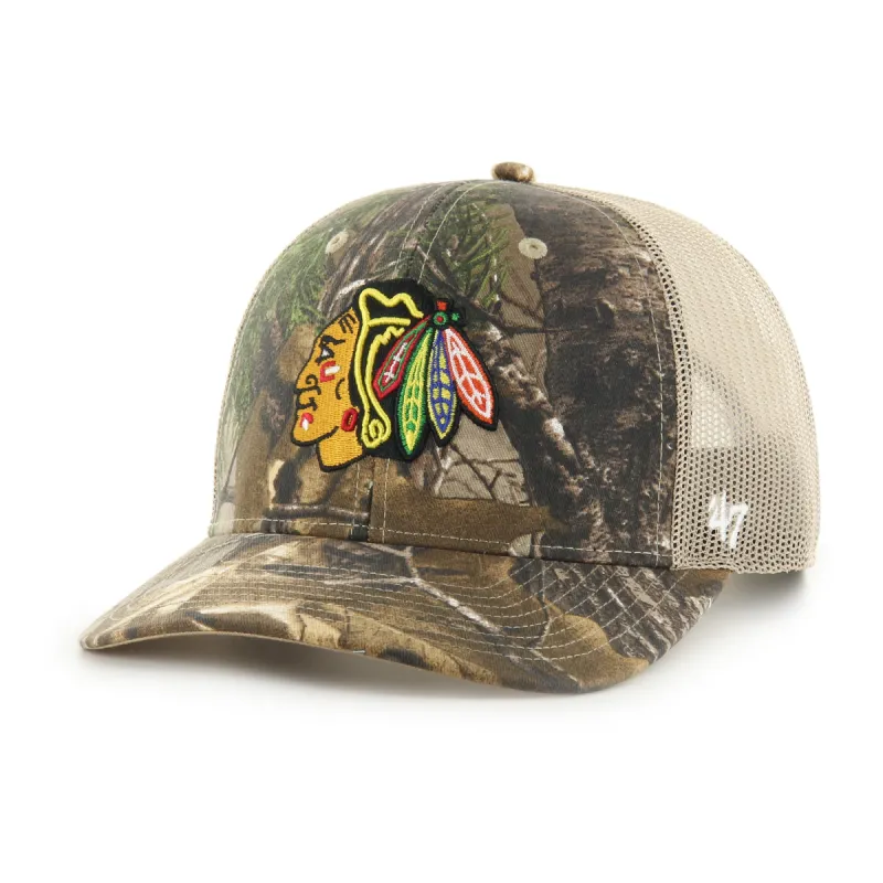 CHICAGO BLACKHAWKS REALTREE X '47 TRUCKER sold by 47