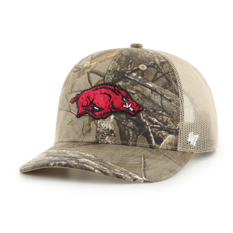 ARKANSAS RAZORBACKS REALTREE X '47 TRUCKER made by 47
