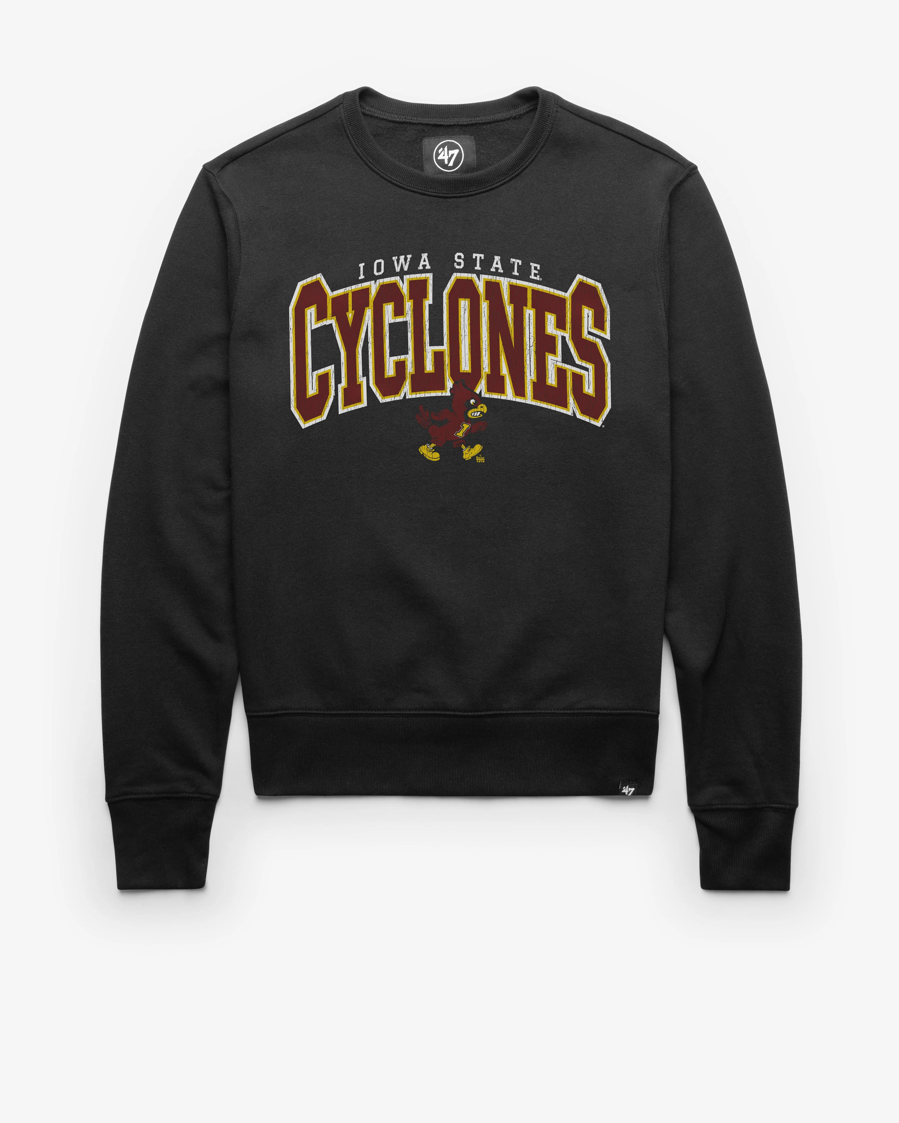 IOWA STATE CYCLONES VINTAGE VARSITY BLOCK '47 HEADLINE CREW sold by 47