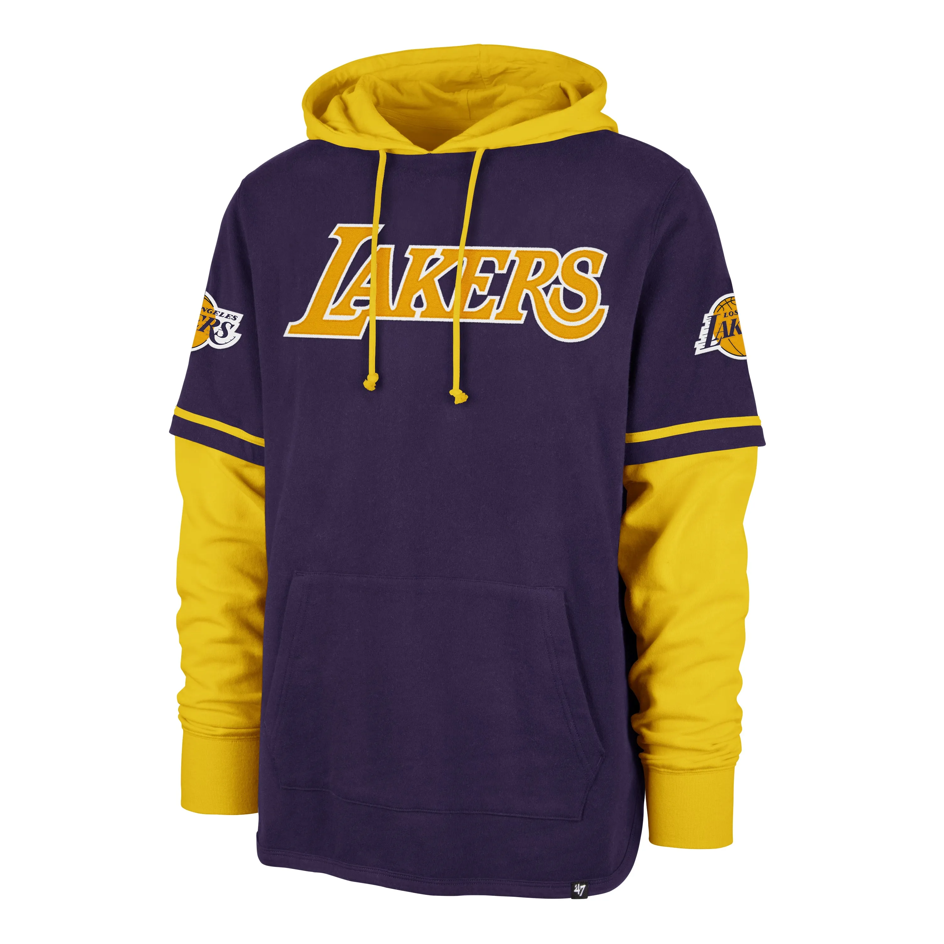 LOS ANGELES LAKERS TRIFECTA '47 SHORTSTOP PULLOVER HOOD sold by 47