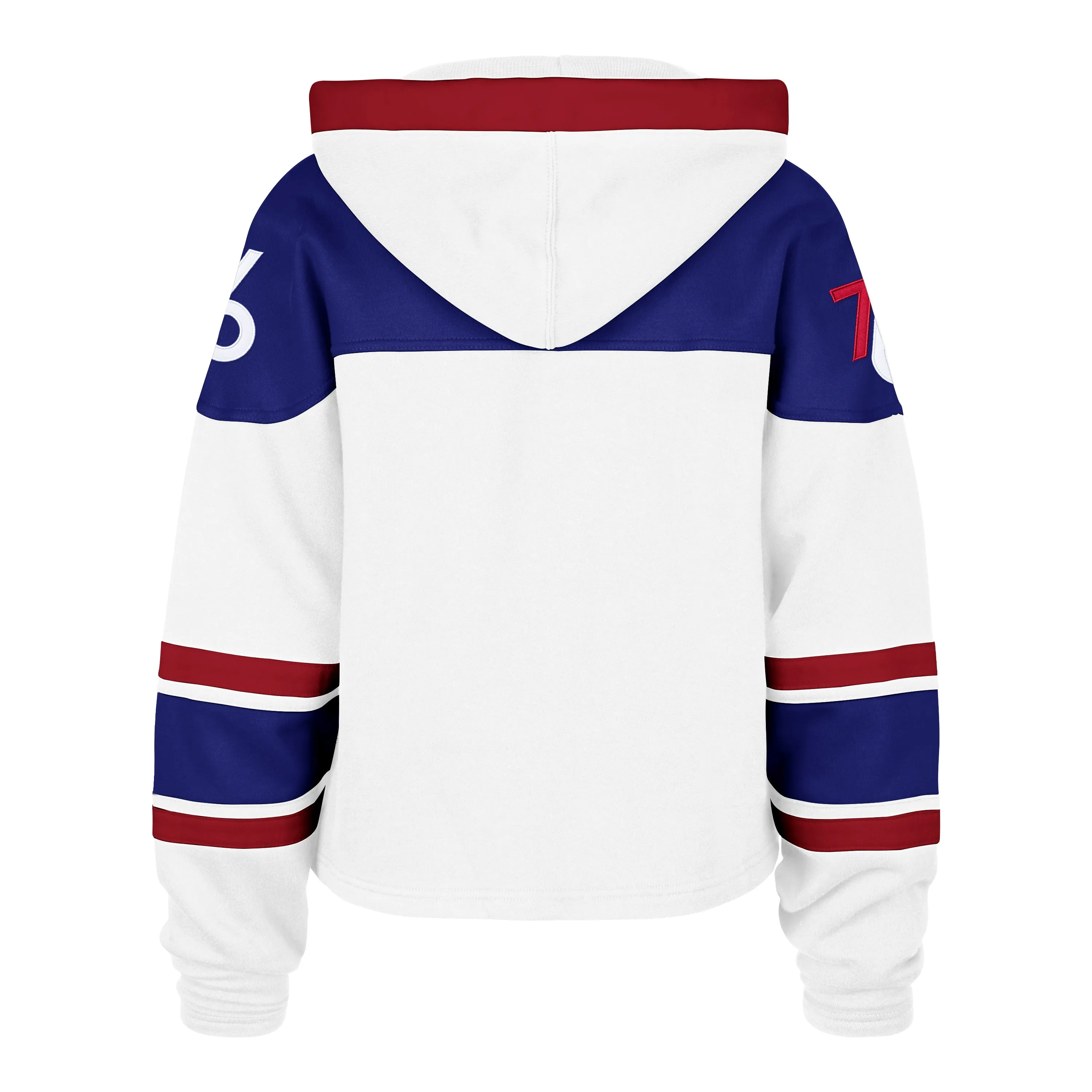 PHILADELPHIA 76ERS CITY EDITION CROPPED SUPERIOR '47 LACER HOOD WOMENS sold by 47 product image thumbnail 2