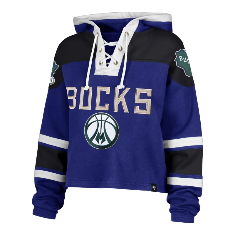MILWAUKEE BUCKS CITY EDITION CROPPED SUPERIOR '47 LACER HOOD WOMENS sold by 47