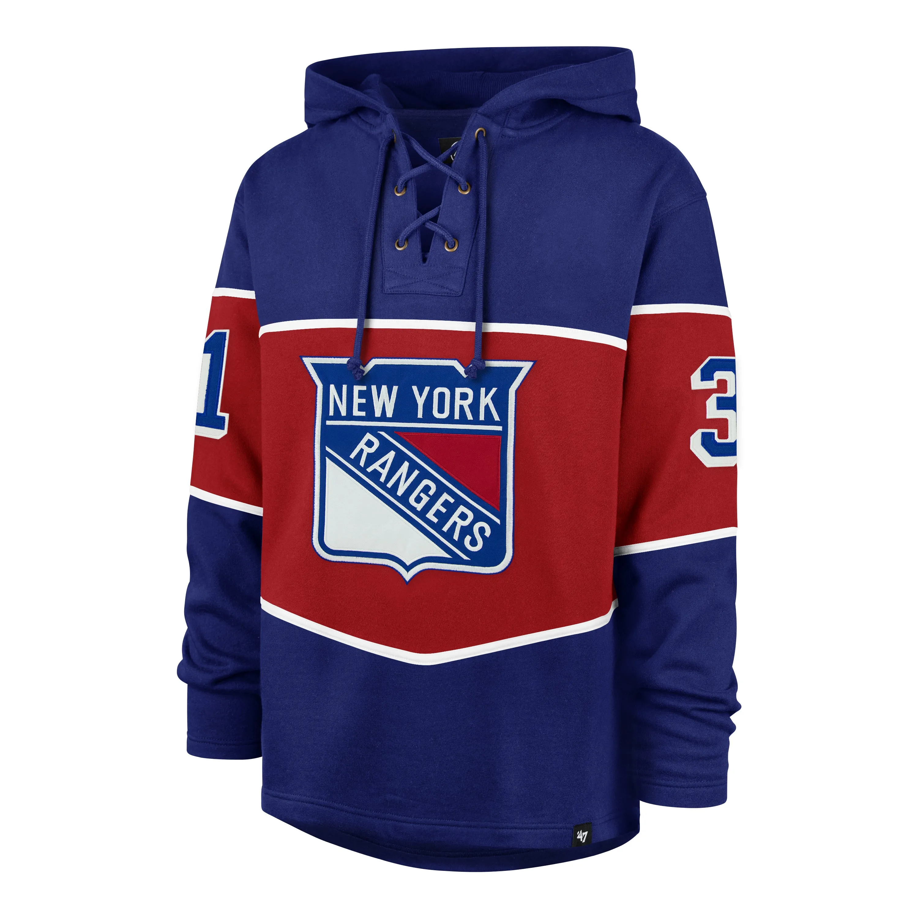 NEW YORK RANGERS IGOR SHESTERKIN '47 RUN POINT LACER HOOD sold by 47