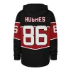 NEW JERSEY DEVILS JACK HUGHES '47 RUN POINT LACER HOOD sold by 47