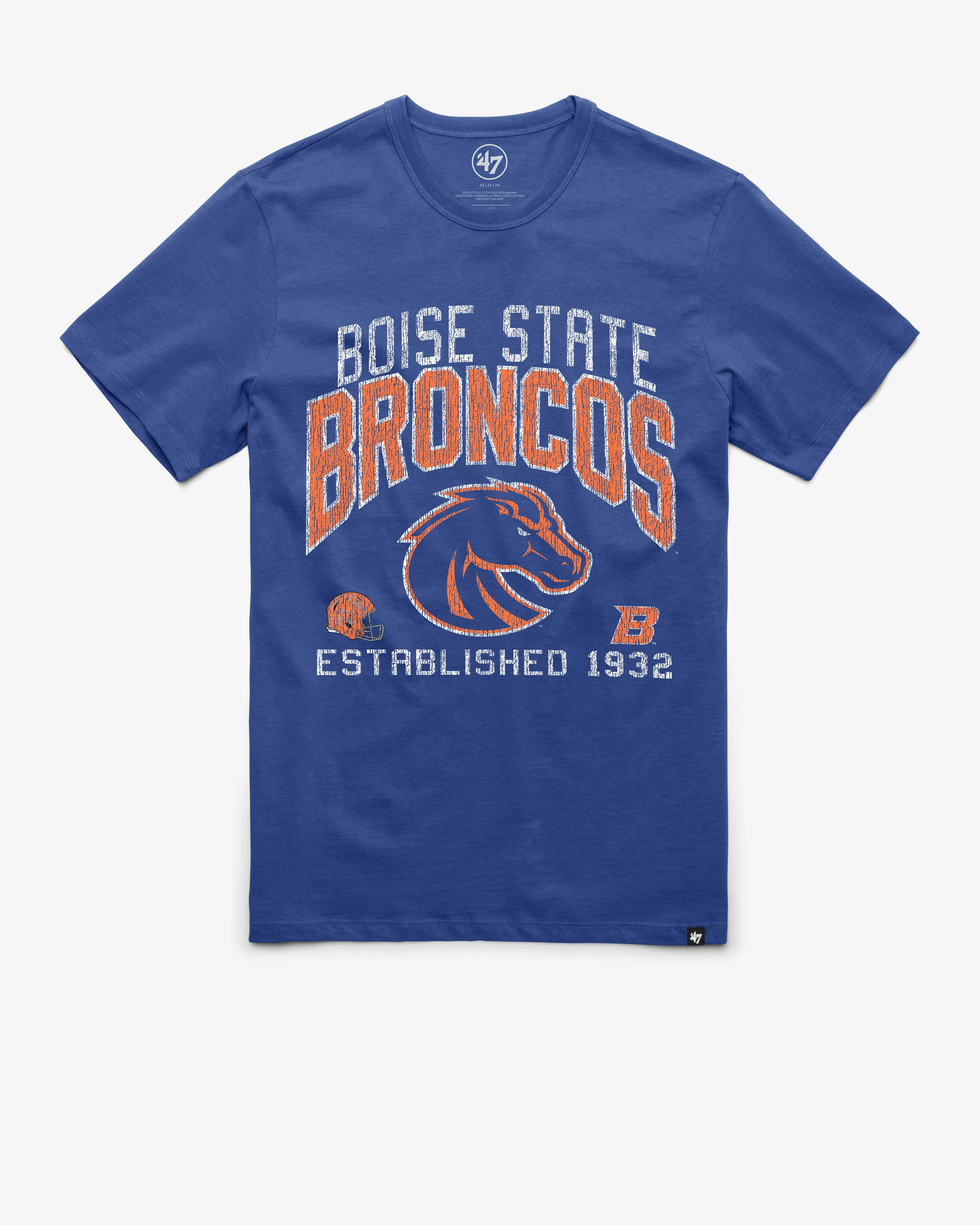 BOISE STATE BRONCOS TURNED UP '47 FRANKLIN TEE sold by 47