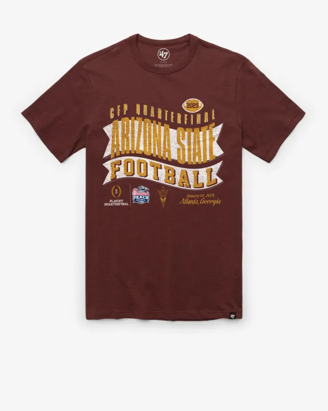 ARIZONA STATE SUN DEVILS PEACH BOWL PLAYOFF '47 SCRUM TEE sold by 47