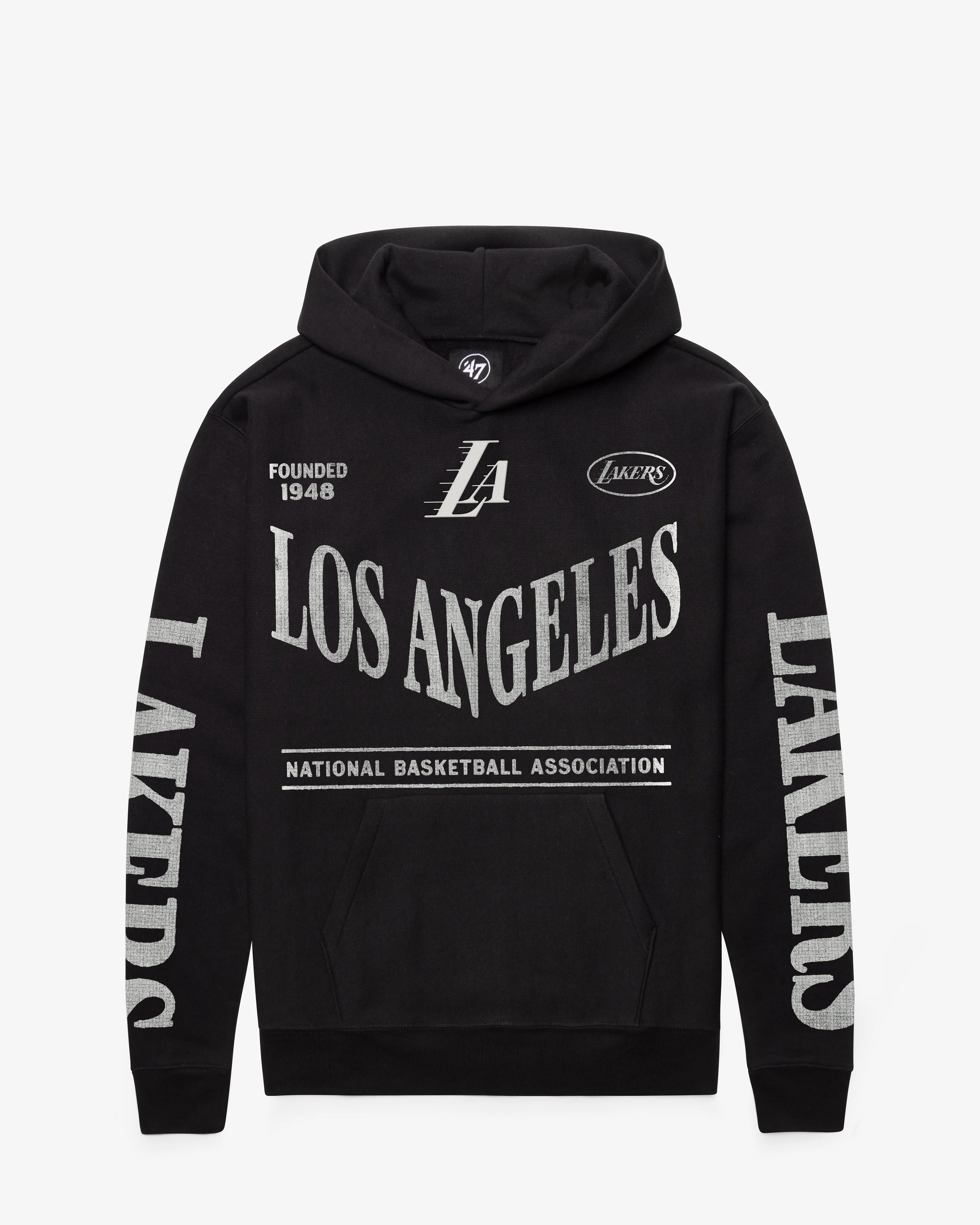 LOS ANGELES LAKERS CHAMPIONS GRINDSTONE '47 FOUNDATION HOOD sold by 47