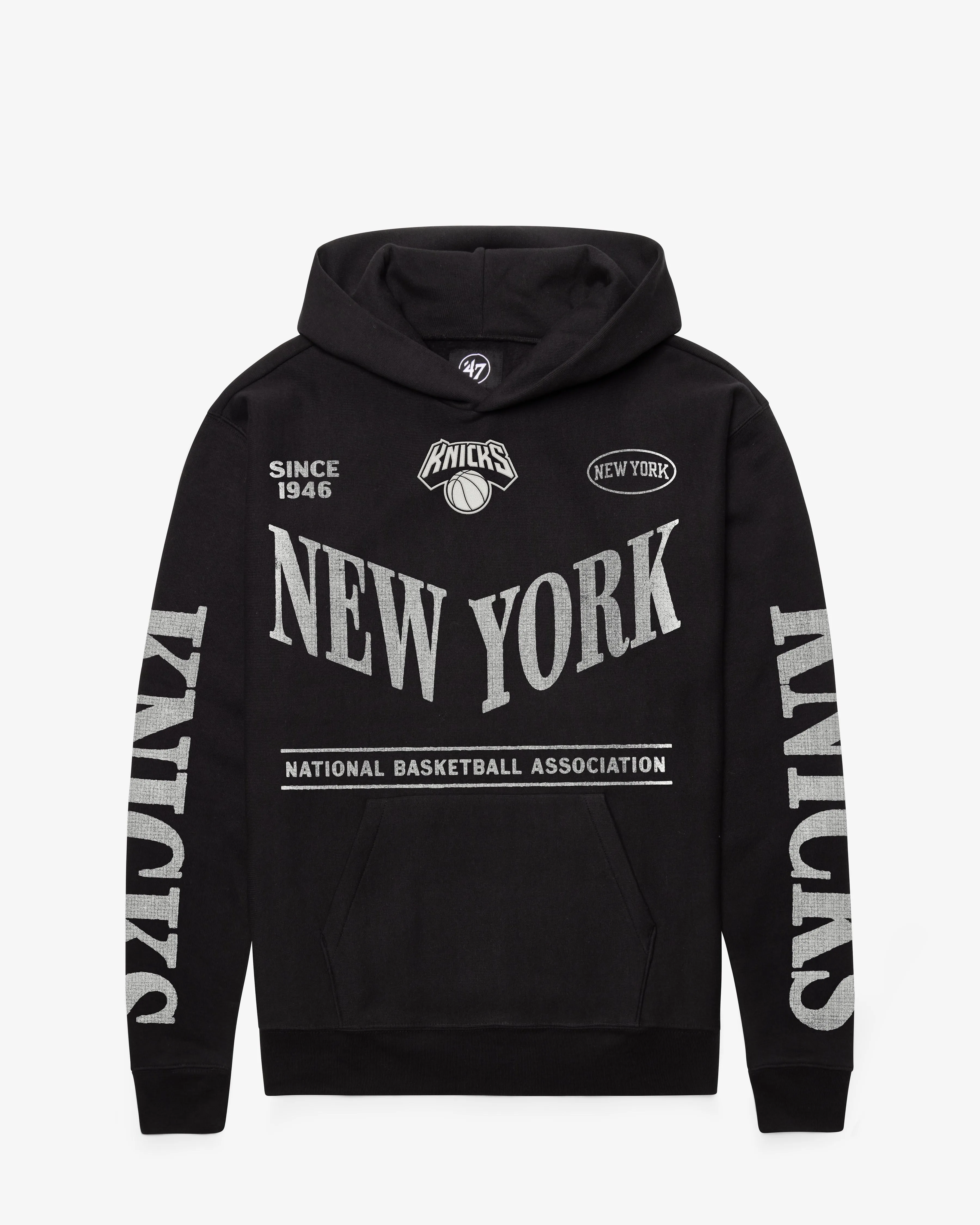 NEW YORK KNICKS GRINDSTONE '47 FOUNDATION HOOD sold by 47