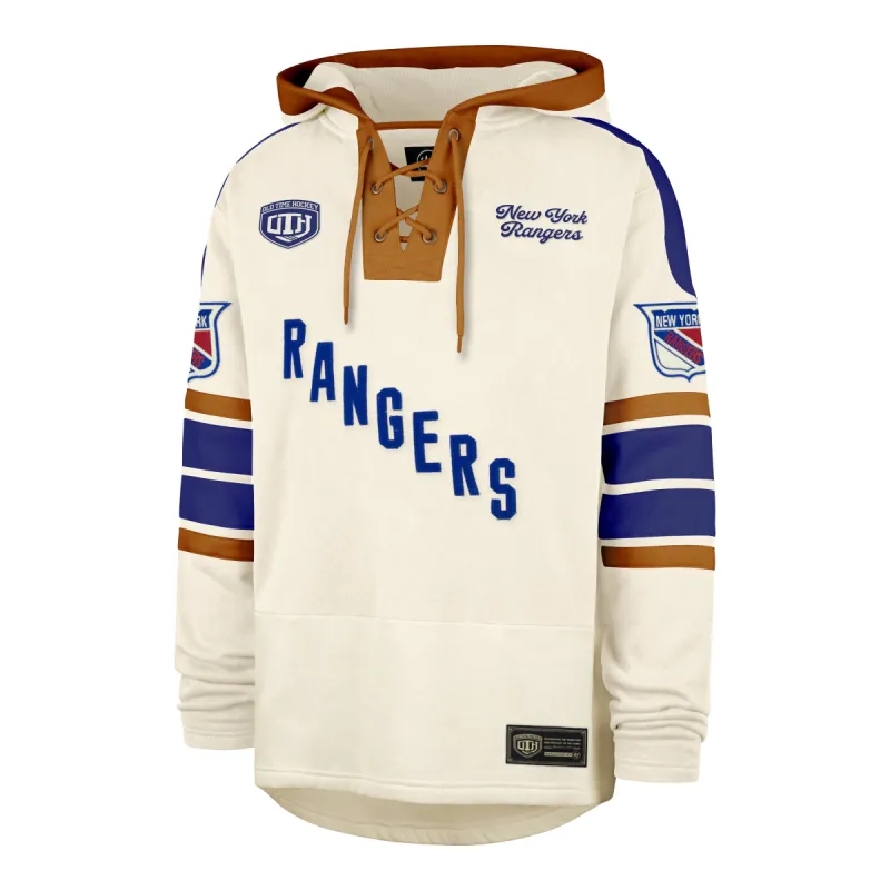 OLD TIME HOCKEY NEW YORK RANGERS VINTAGE BLUE LINE HERITAGE '47 LACER sold by 47