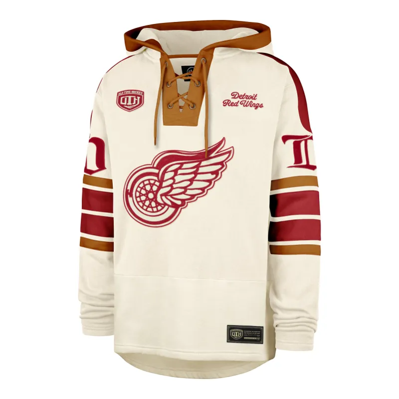 OLD TIME HOCKEY DETROIT RED WINGS VINTAGE BLUE LINE HERITAGE '47 LACER sold by 47