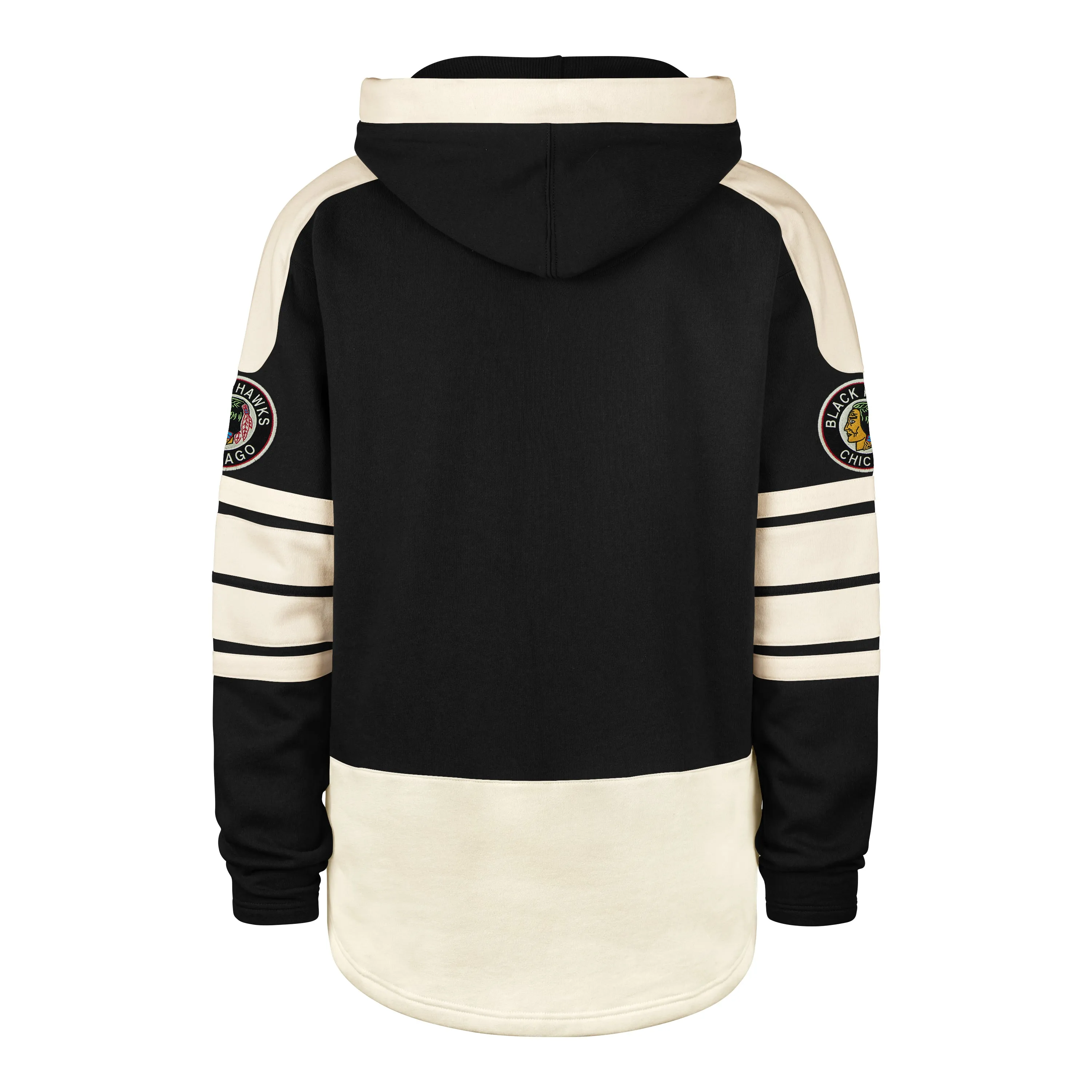 OLD TIME HOCKEY CHICAGO BLACKHAWKS VINTAGE BLUE LINE HERITAGE '47 LACER sold by 47 product image thumbnail 2