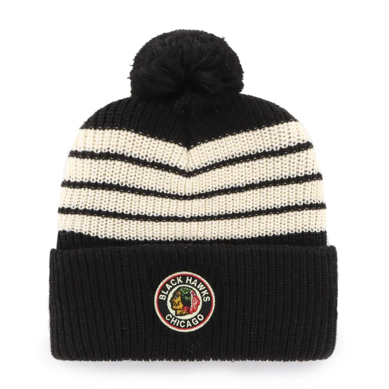 OLD TIME HOCKEY CHICAGO BLACKHAWKS VINTAGE BARN '47 CUFF KNIT sold by 47