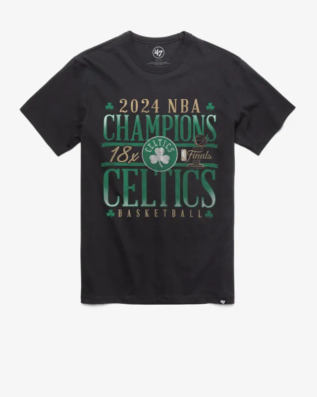 BOSTON CELTICS 2024 NBA CHAMPIONS '47 FRANKLIN TEE sold by 47