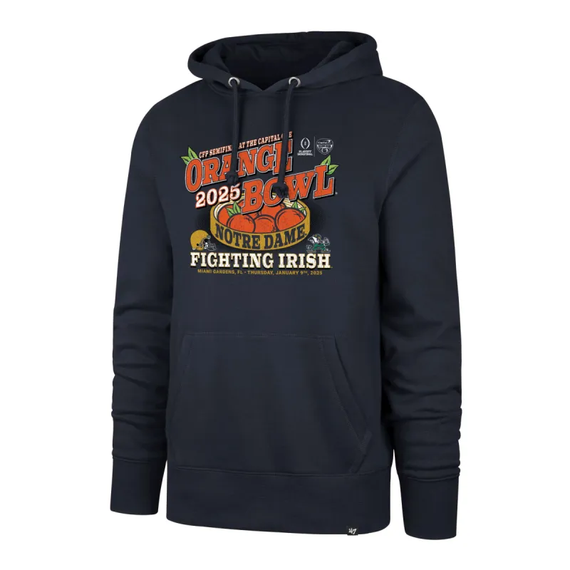 NOTRE DAME FIGHTING IRISH ORANGE BOWL '47 HEADLINE HOOD sold by 47