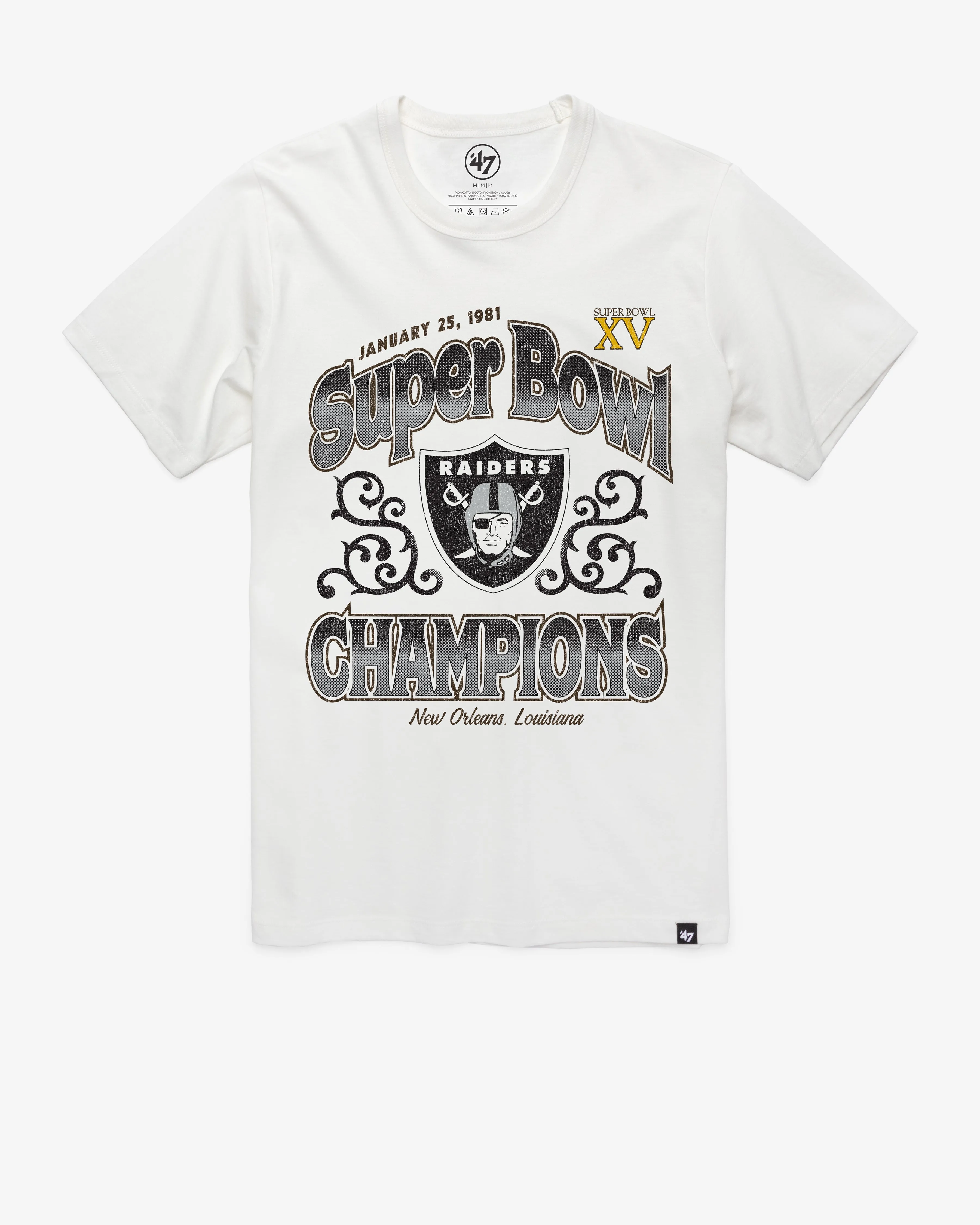 LAS VEGAS RAIDERS SUPER BOWL SHOWCASE '47 FRANKLIN TEE sold by 47