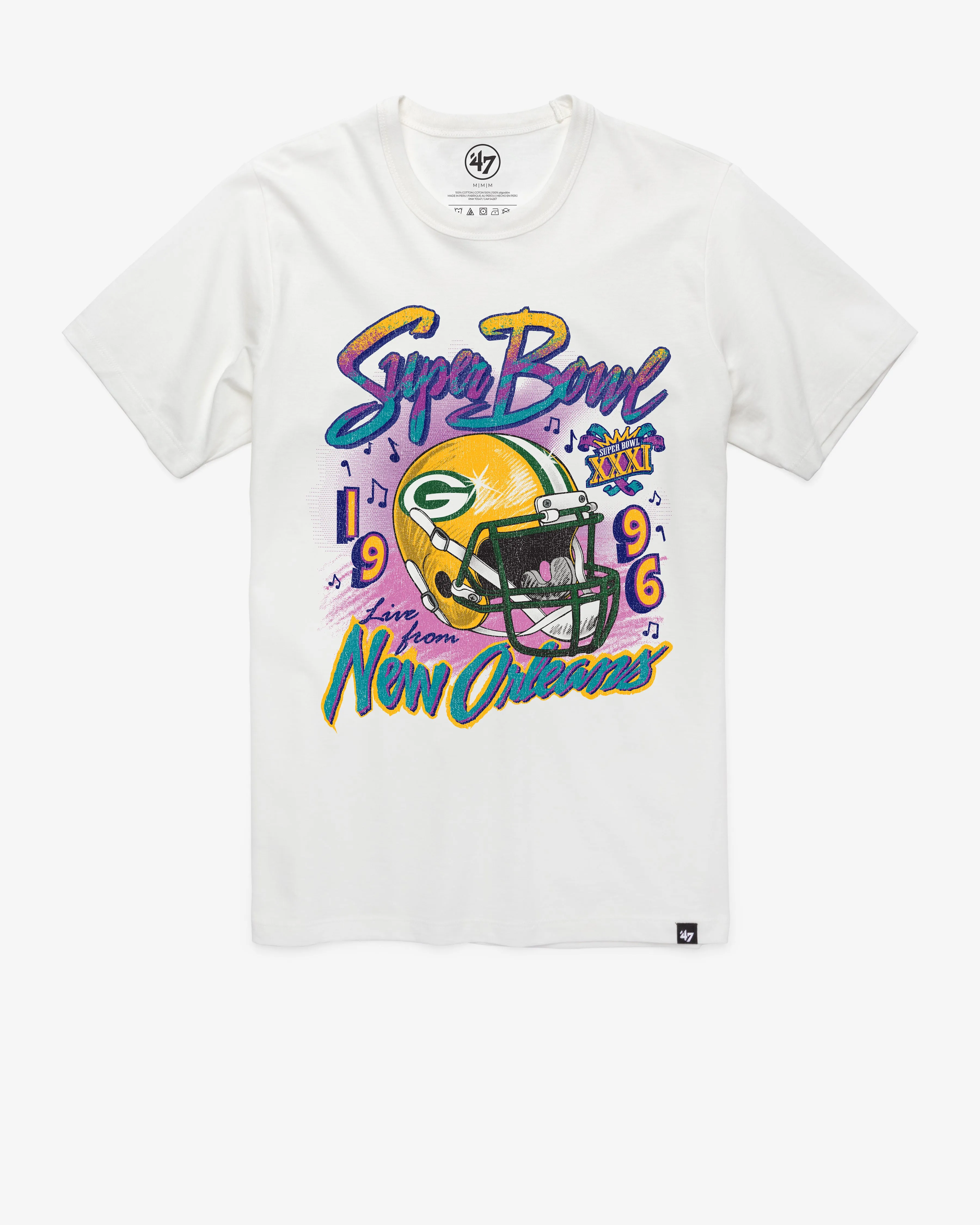 GREEN BAY PACKERS SUPER BOWL SHOWCASE '47 FRANKLIN TEE sold by 47