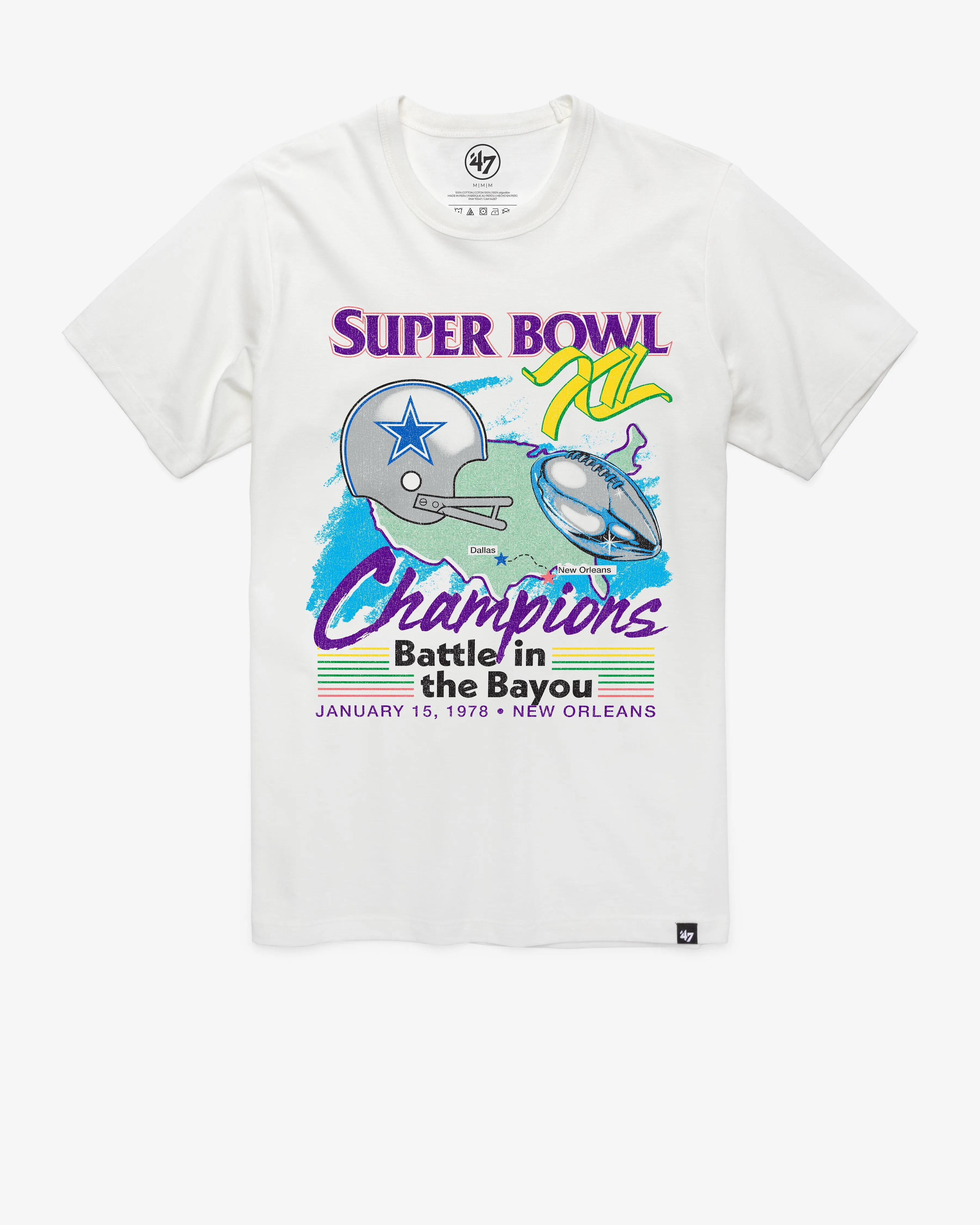 DALLAS COWBOYS SUPER BOWL SHOWCASE '47 FRANKLIN TEE sold by 47