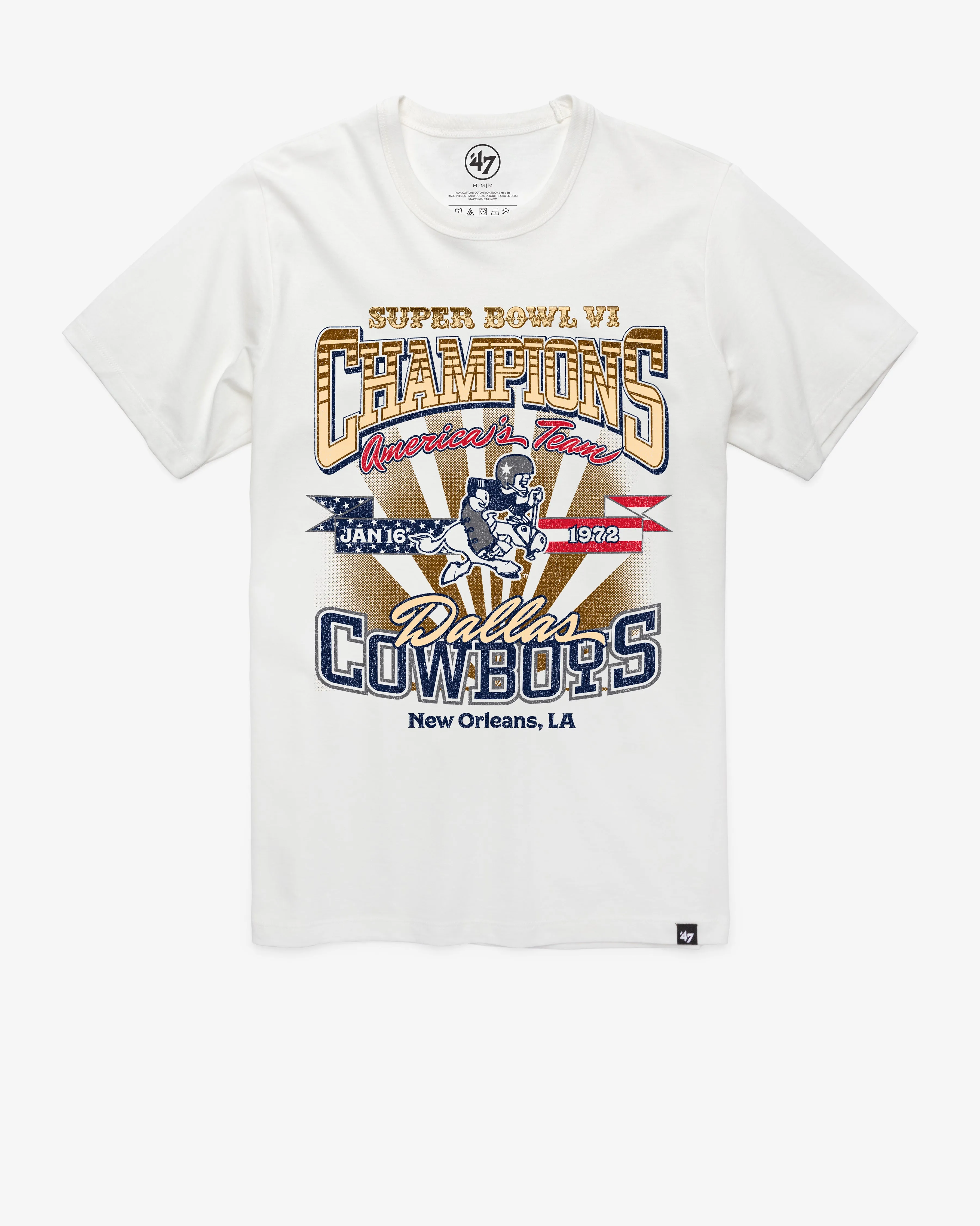 DALLAS COWBOYS SUPER BOWL SHOWCASE '47 FRANKLIN TEE sold by 47