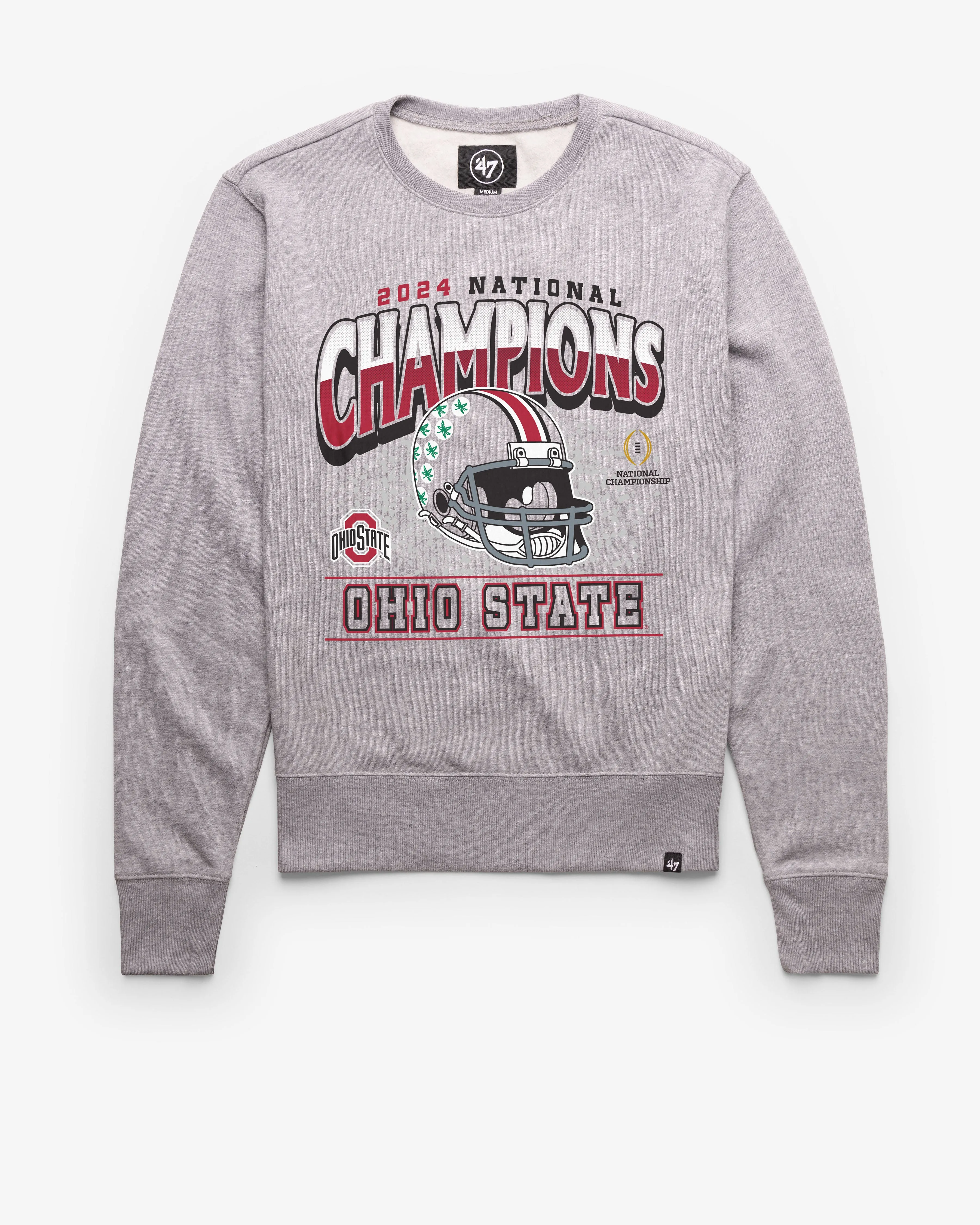 OHIO STATE BUCKEYES 2024 CFP NATIONAL CHAMPIONS IMPRINT '47 HEADLINE CREW sold by 47