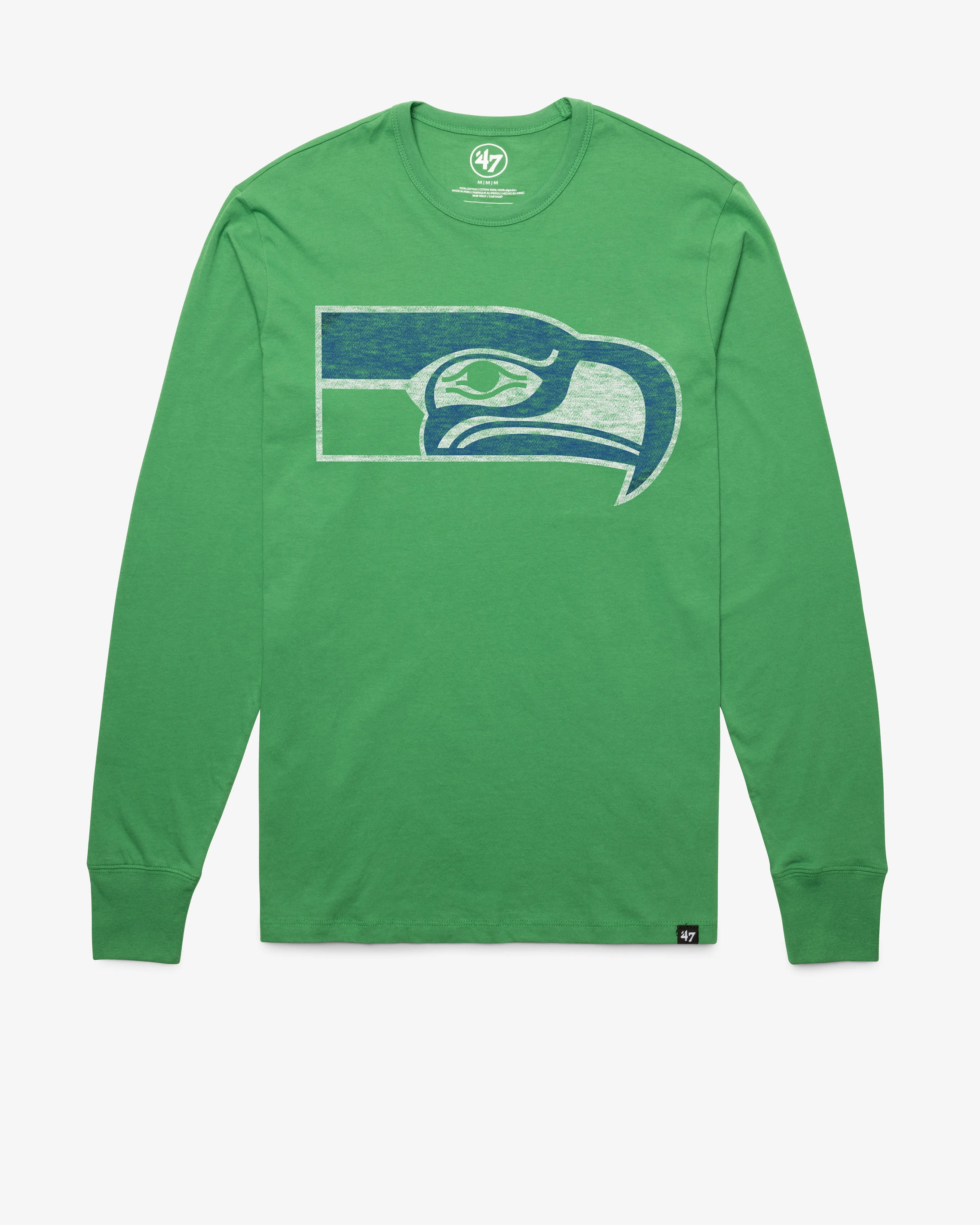 SEATTLE SEAHAWKS HISTORIC PREMIER '47 FRANKLIN LONG SLEEVE TEE sold by 47