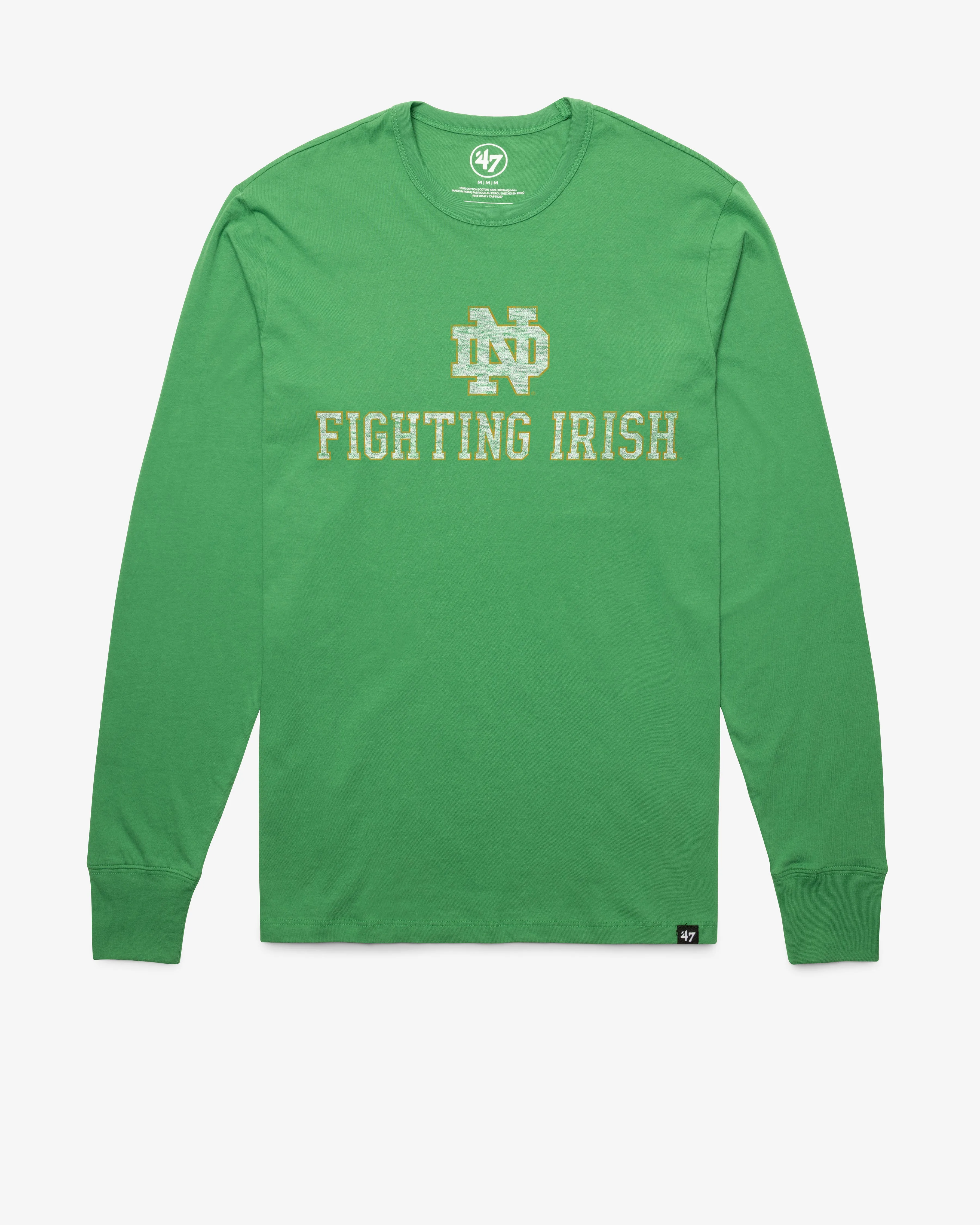 NOTRE DAME FIGHTING IRISH PREMIER '47 FRANKLIN LONG SLEEVE TEE sold by 47