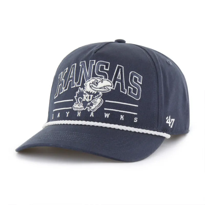 KANSAS JAYHAWKS ROSCOE ROPE TWO TONE '47 HITCH sold by 47