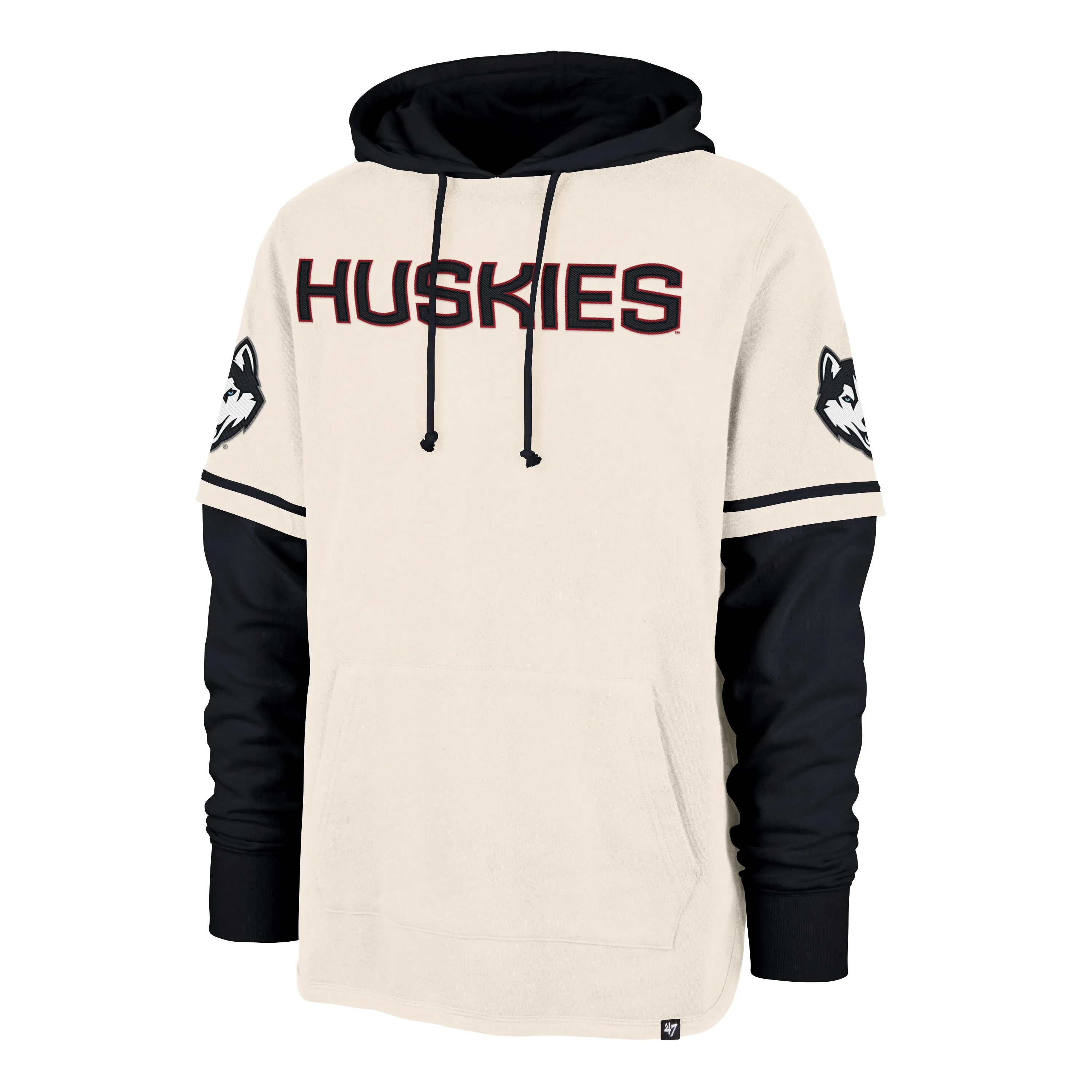 CONNECTICUT HUSKIES UCONN TRIFECTA '47 SHORTSTOP PULLOVER HOOD sold by 47