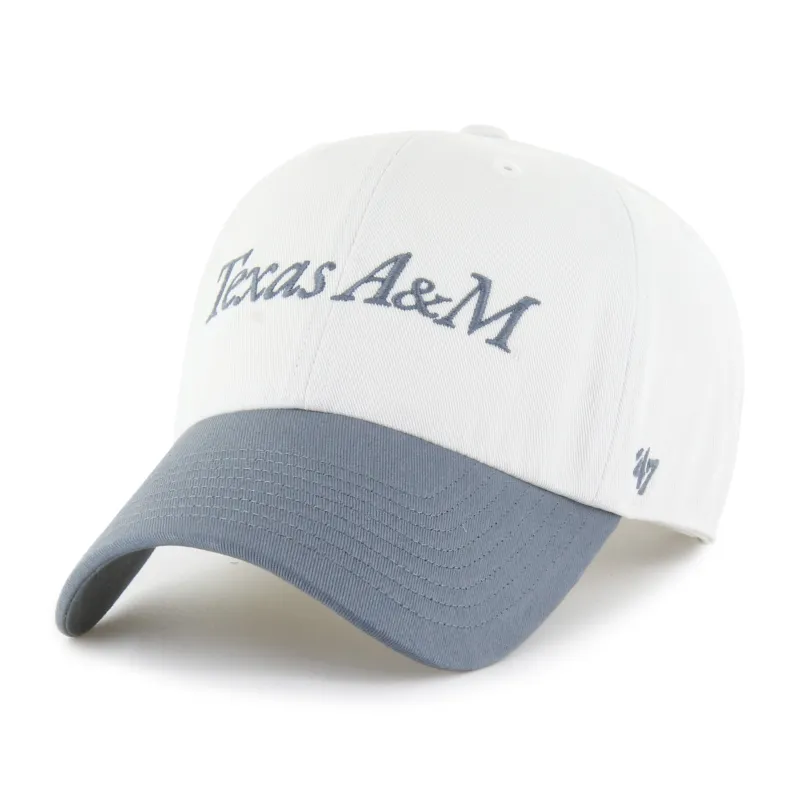 TEXAS A&M AGGIES FOUNDATION SCRIPT TWO TONE '47 CLEAN UP sold by 47