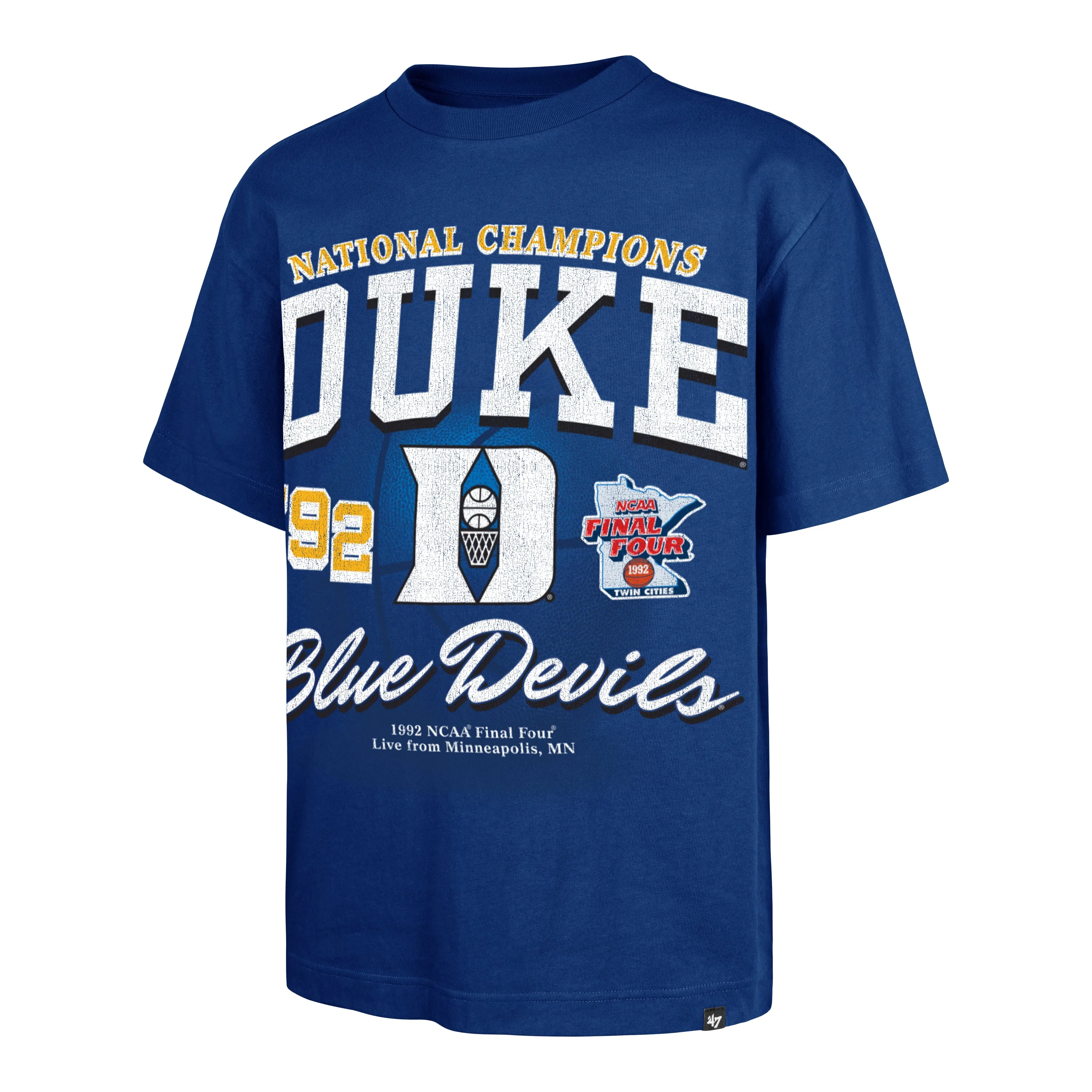 DUKE BLUE DEVILS RAH RAH '47 FOUNDATION TEE sold by 47