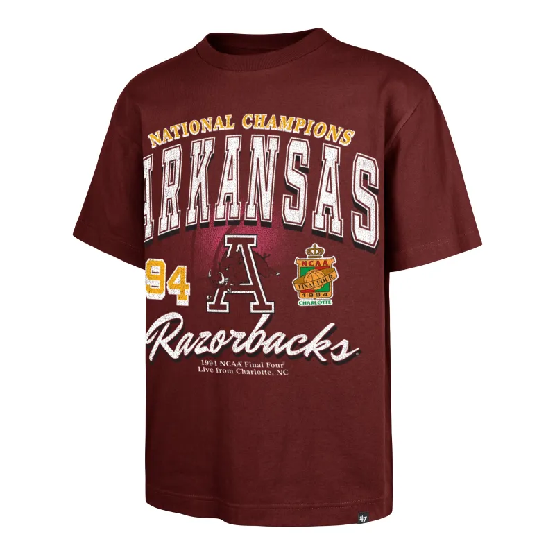 ARKANSAS RAZORBACKS RAH RAH '47 FOUNDATION TEE made by 47