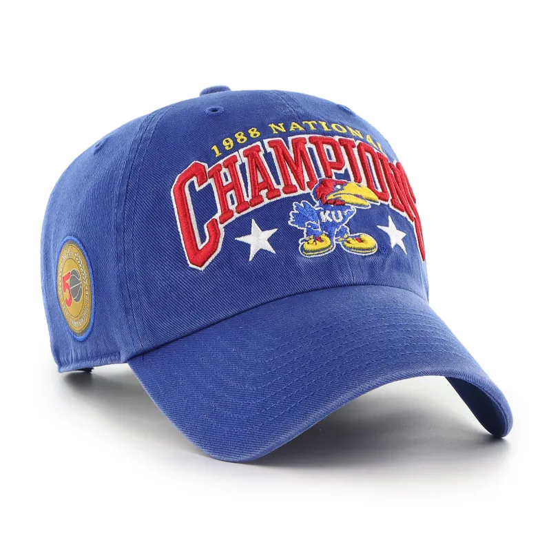 KANSAS JAYHAWKS TITLE CHAMP '47 CLEAN UP sold by 47