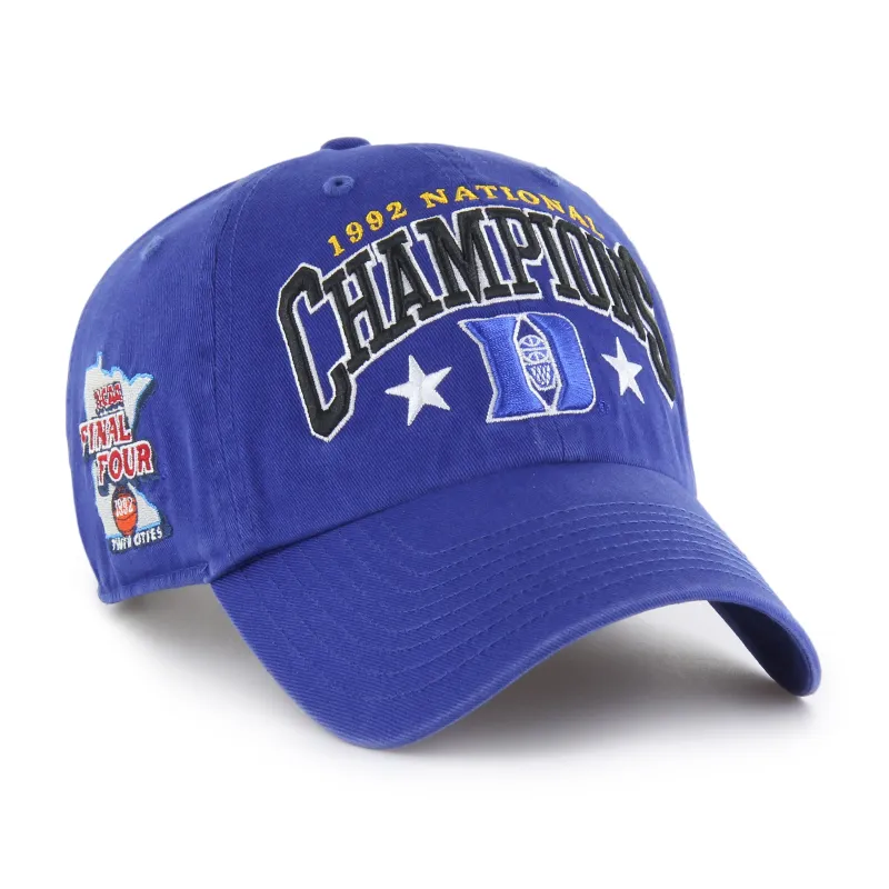 DUKE BLUE DEVILS TITLE CHAMP '47 CLEAN UP made by 47