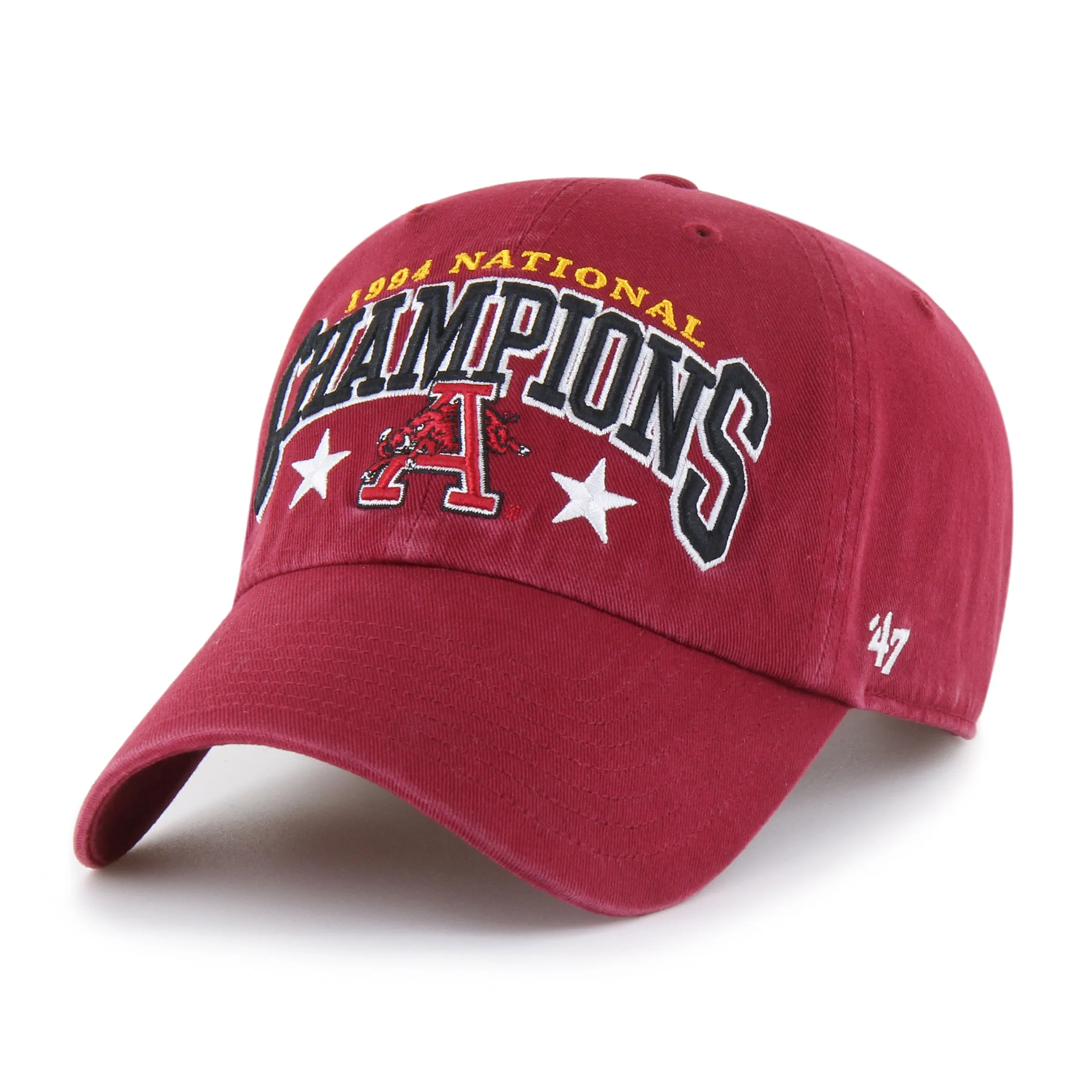 ARKANSAS RAZORBACKS TITLE CHAMP '47 CLEAN UP sold by 47 product image thumbnail 3