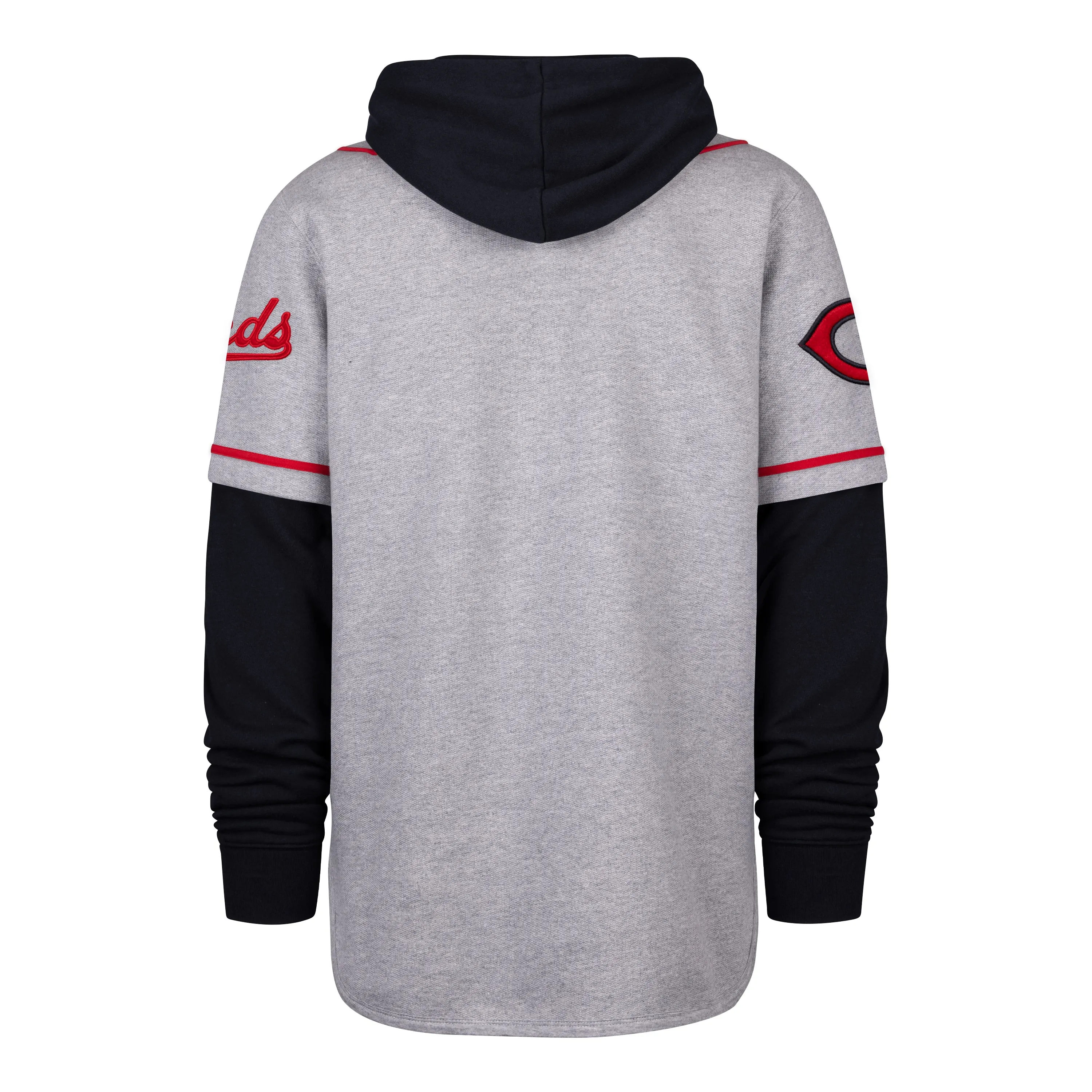 CINCINNATI REDS COOPERSTOWN GAME FELT FIFTIES '47 SHORTSTOP PULLOVER HOOD sold by 47 product image thumbnail 2