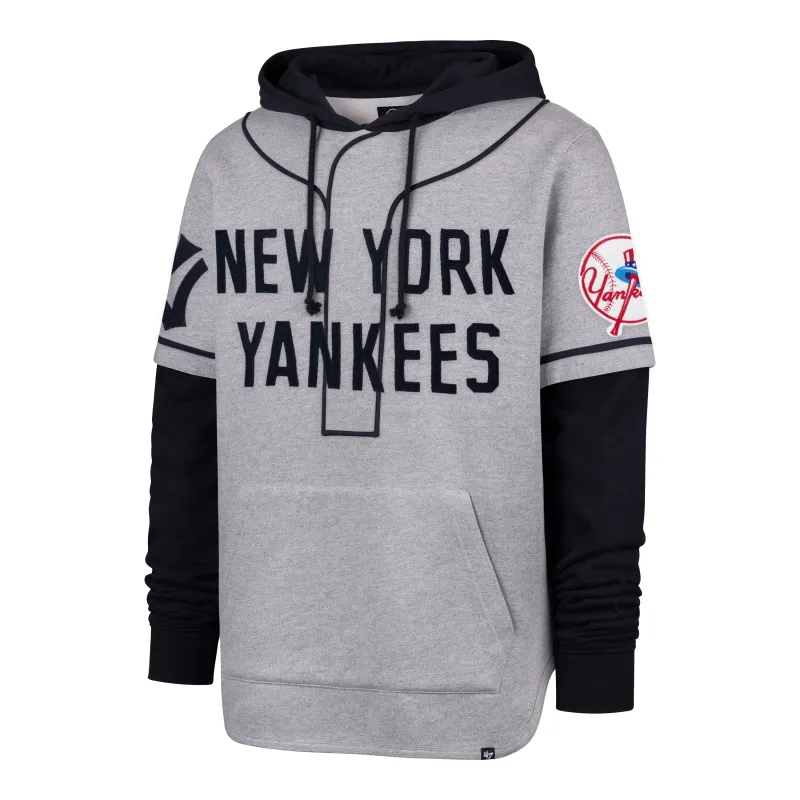 NEW YORK YANKEES COOPERSTOWN GAME FELT FIFTIES '47 SHORTSTOP PULLOVER HOOD sold by 47