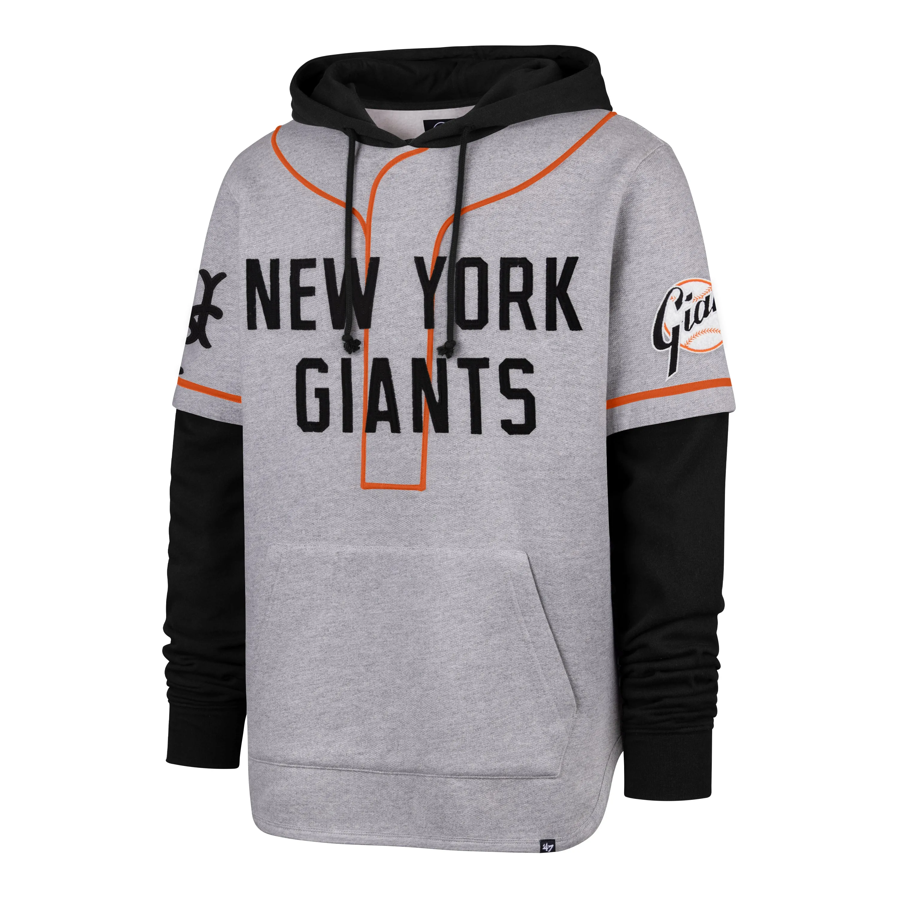 SAN FRANCISCO GIANTS COOPERSTOWN GAME FELT FIFTIES '47 SHORTSTOP PULLOVER HOOD sold by 47