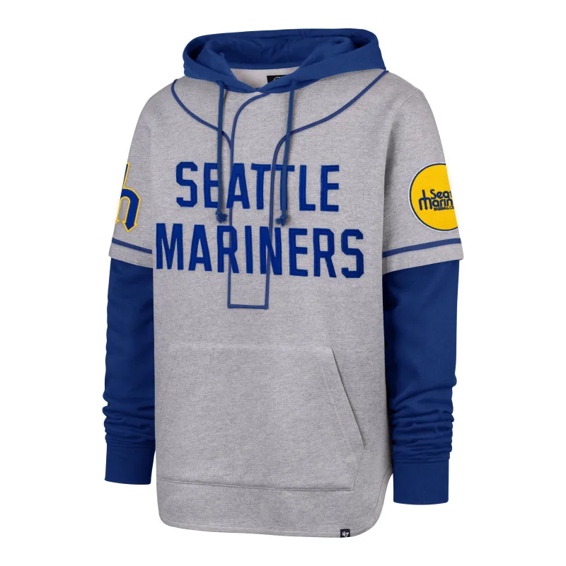 SEATTLE MARINERS COOPERSTOWN GAME FELT FIFTIES '47 SHORTSTOP PULLOVER HOOD sold by 47