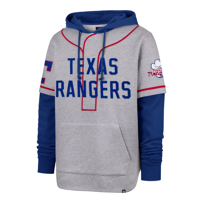 TEXAS RANGERS COOPERSTOWN GAME FELT FIFTIES '47 SHORTSTOP PULLOVER HOOD sold by 47