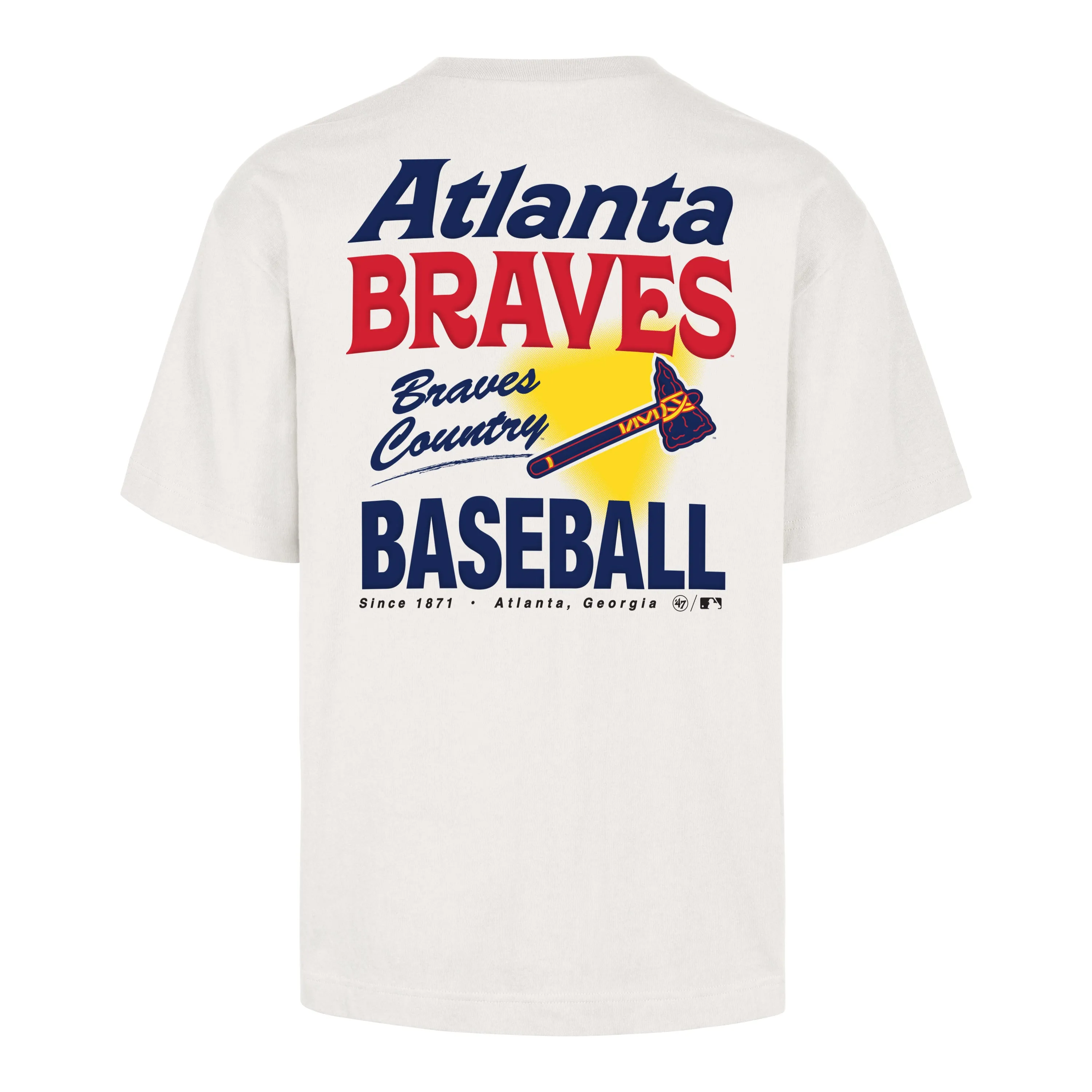 ATLANTA BRAVES ALL FIRE '47 FOUNDATION TEE sold by 47 product image thumbnail 2