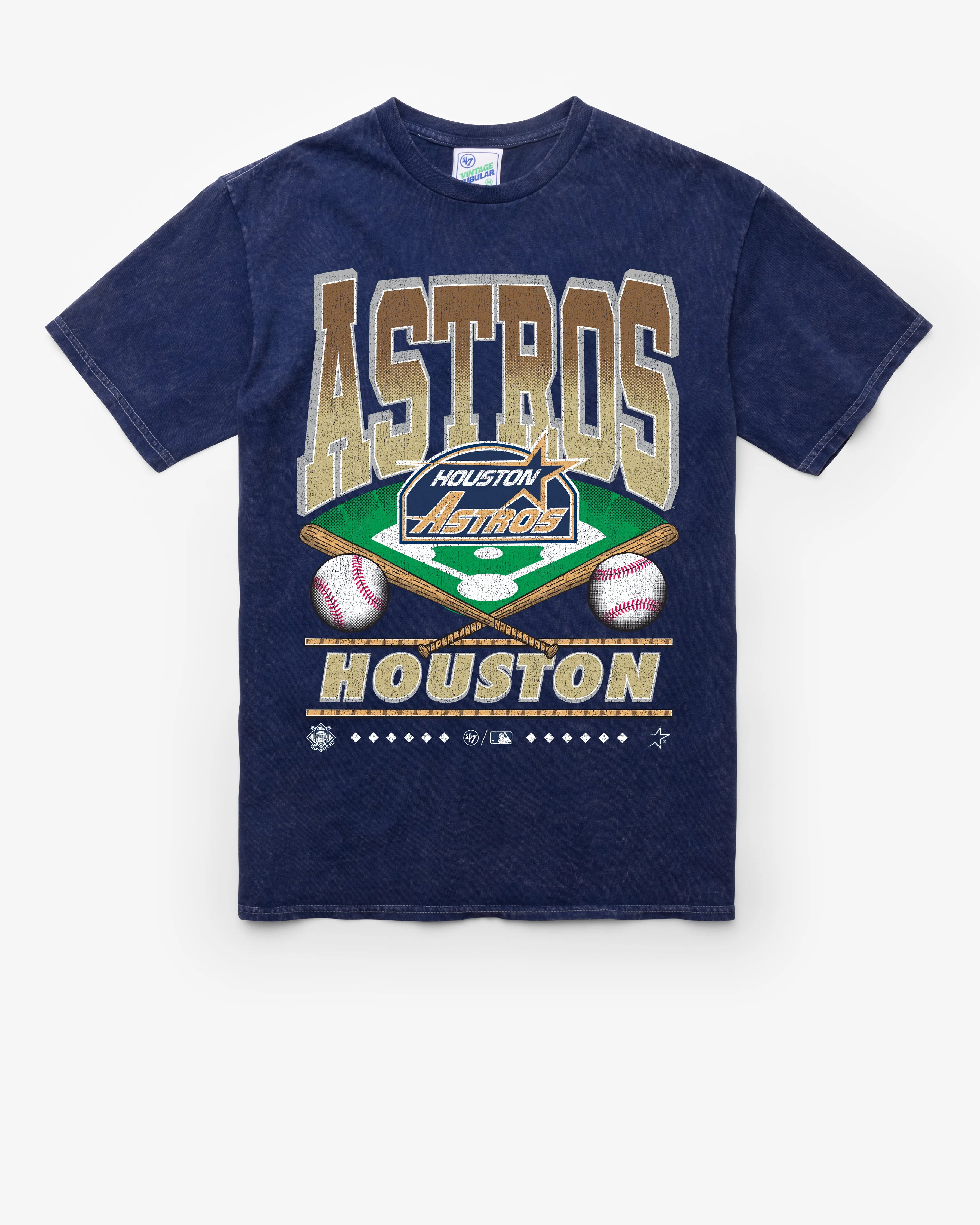 HOUSTON ASTROS COOPERSTOWN STRAIGHT SHOT VINTAGE '47 TUBULAR TEE sold by 47
