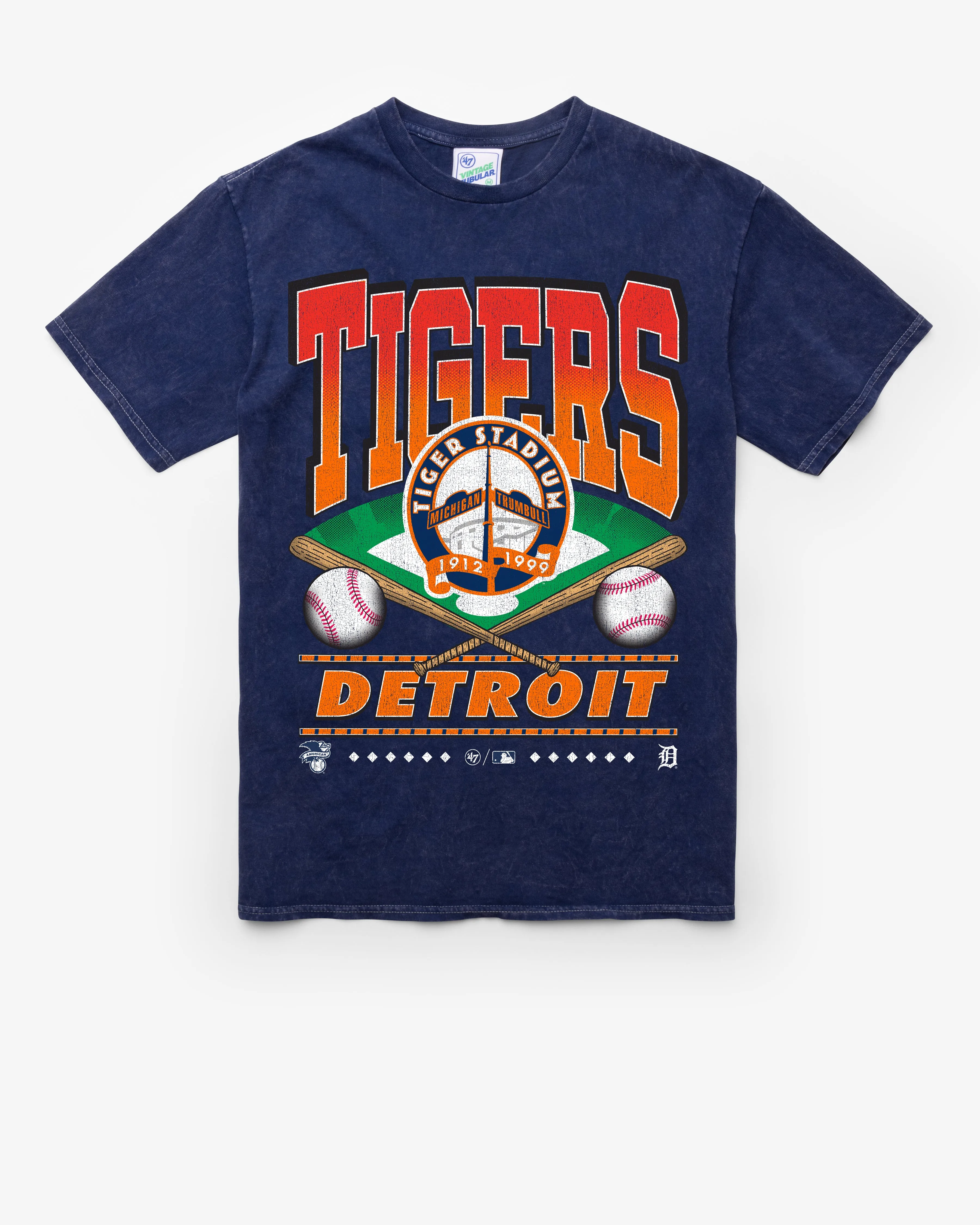 DETROIT TIGERS COOPERSTOWN STRAIGHT SHOT VINTAGE '47 TUBULAR TEE sold by 47