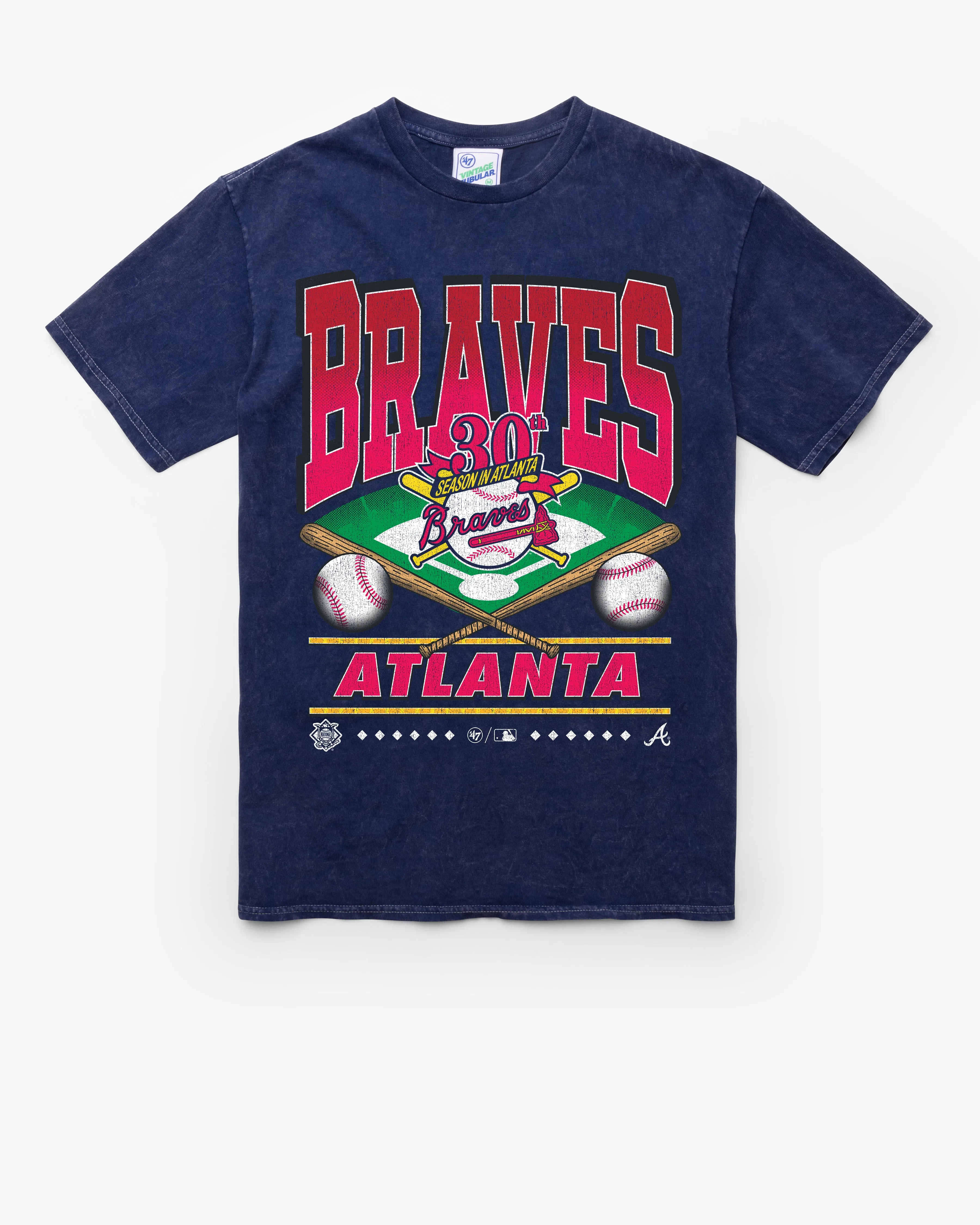 ATLANTA BRAVES COOPERSTOWN STRAIGHT SHOT VINTAGE '47 TUBULAR TEE sold by 47