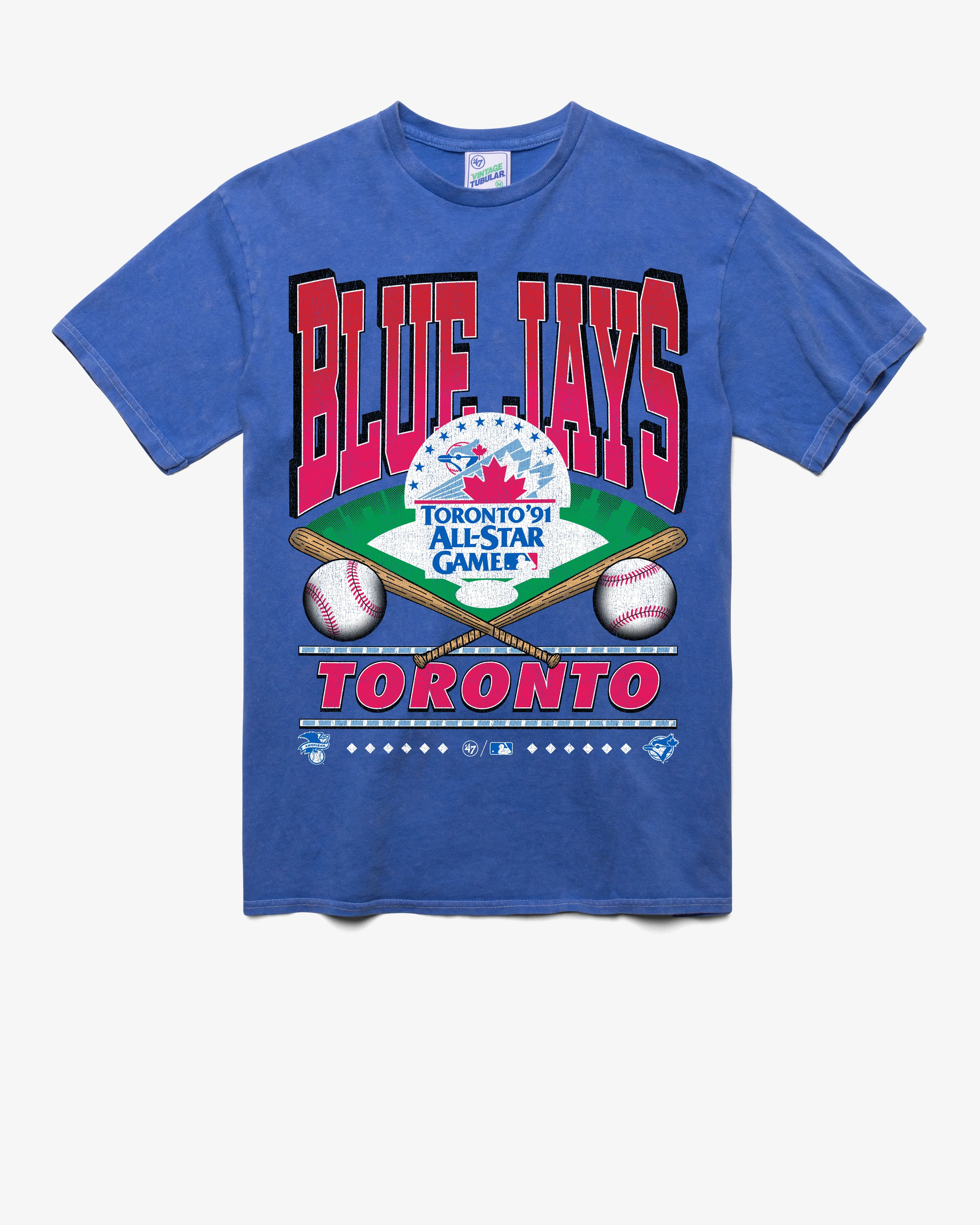 TORONTO BLUE JAYS COOPERSTOWN STRAIGHT SHOT VINTAGE '47 TUBULAR TEE sold by 47