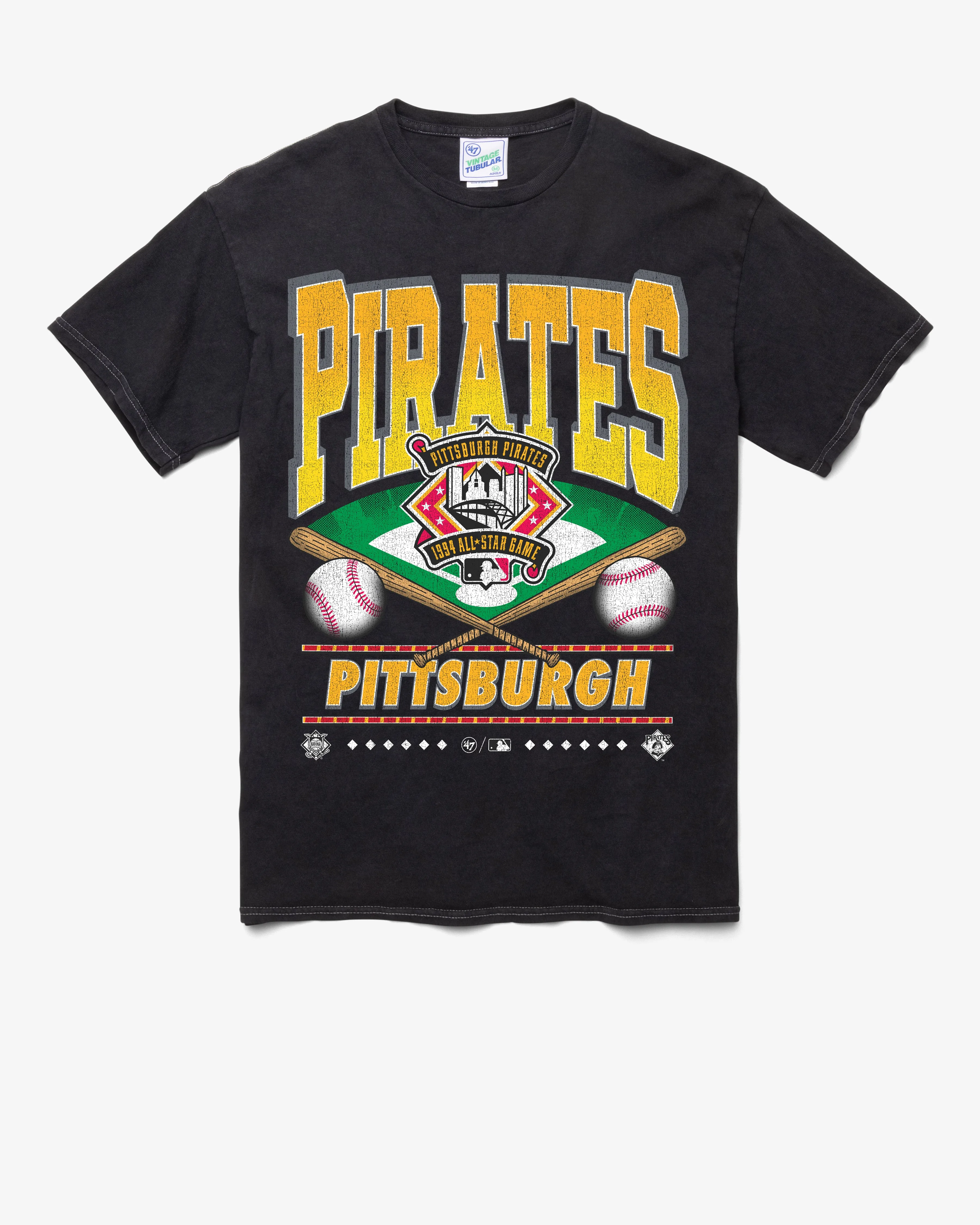 PITTSBURGH PIRATES COOPERSTOWN STRAIGHT SHOT VINTAGE '47 TUBULAR TEE sold by 47