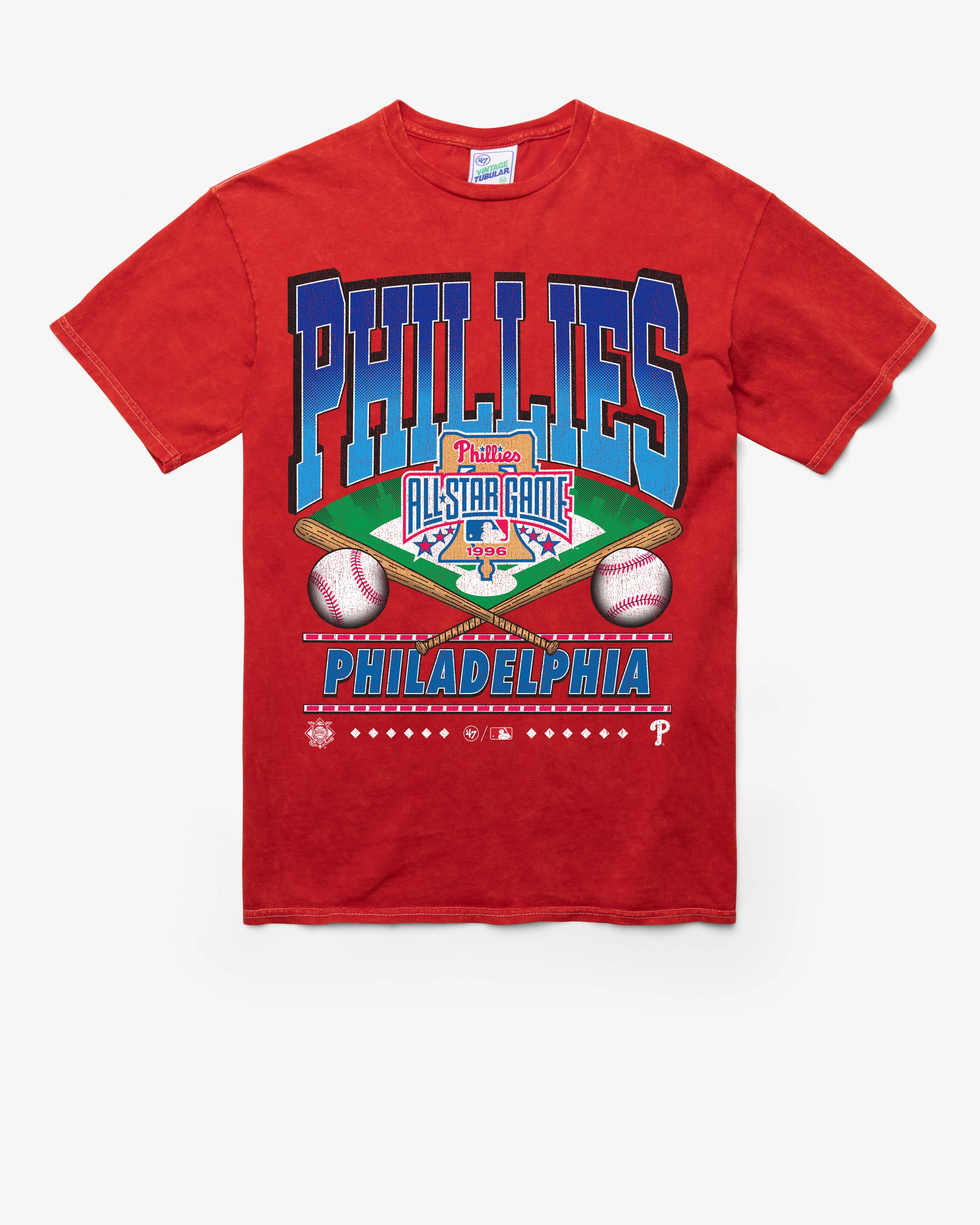 PHILADELPHIA PHILLIES COOPERSTOWN STRAIGHT SHOT VINTAGE '47 TUBULAR TEE sold by 47