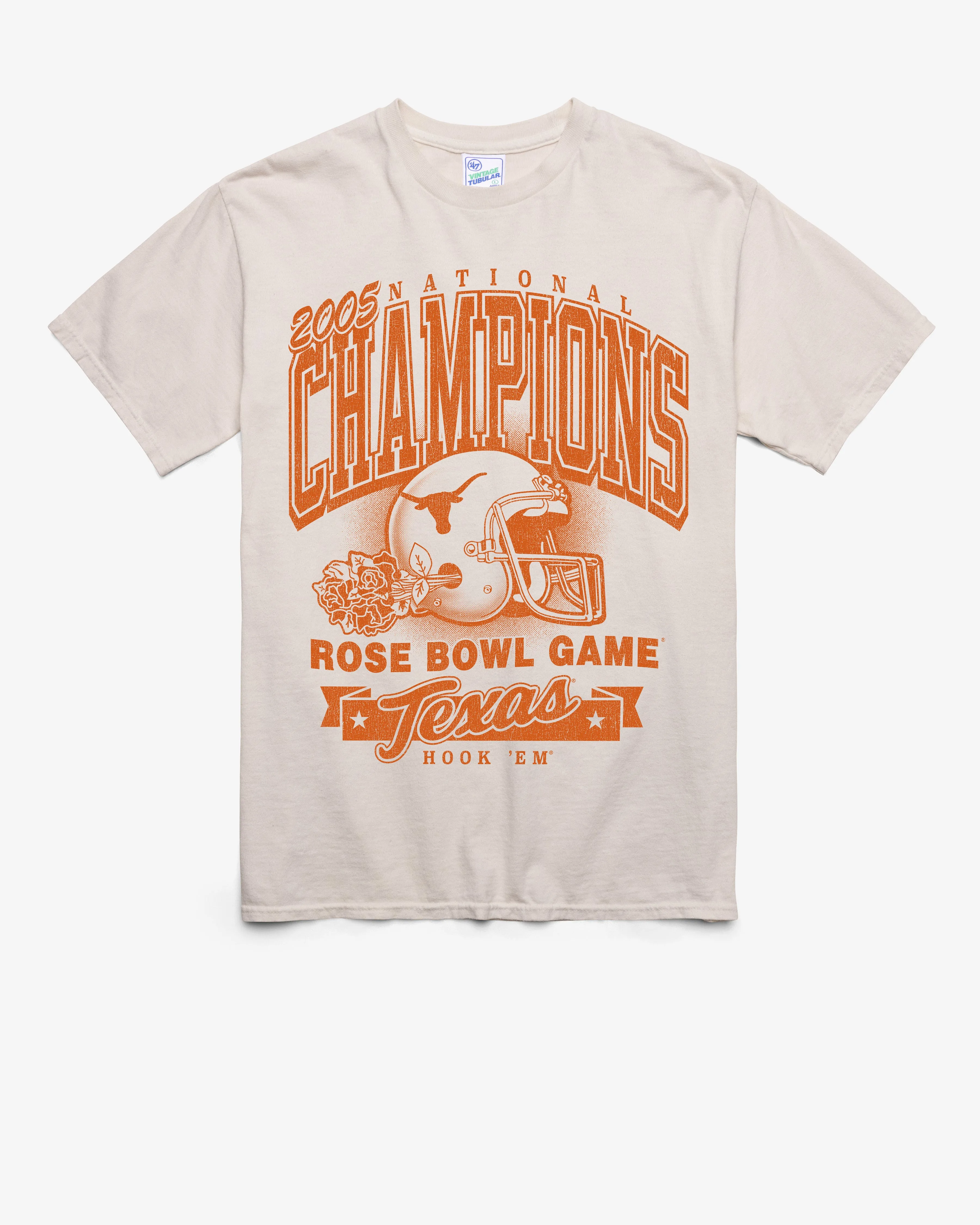 TEXAS LONGHORNS H-BOWLS MONOCHROME VINTAGE '47 TUBULAR TEE sold by 47
