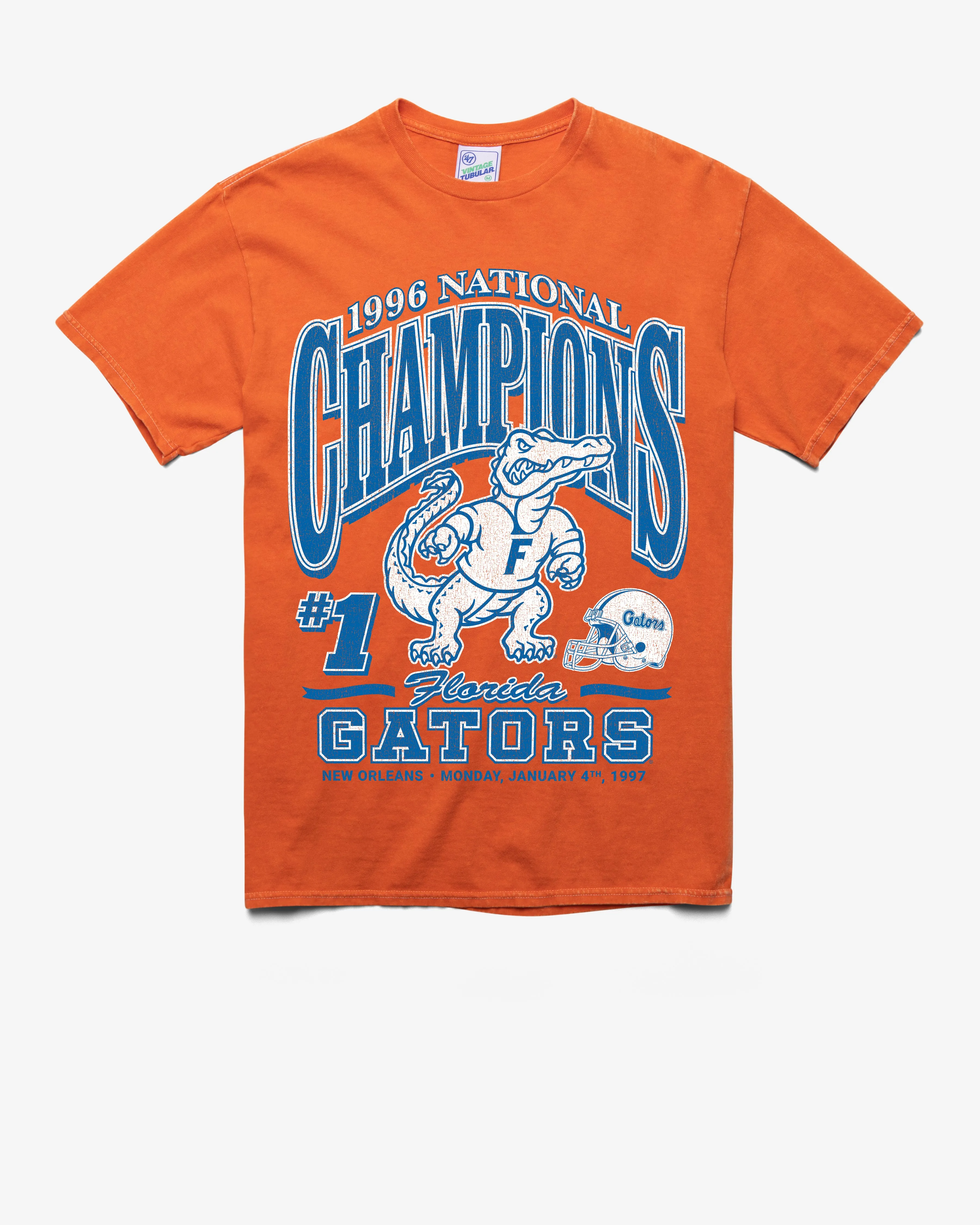 FLORIDA GATORS H-CHAMPS MONOCHROME VINTAGE '47 TUBULAR TEE sold by 47